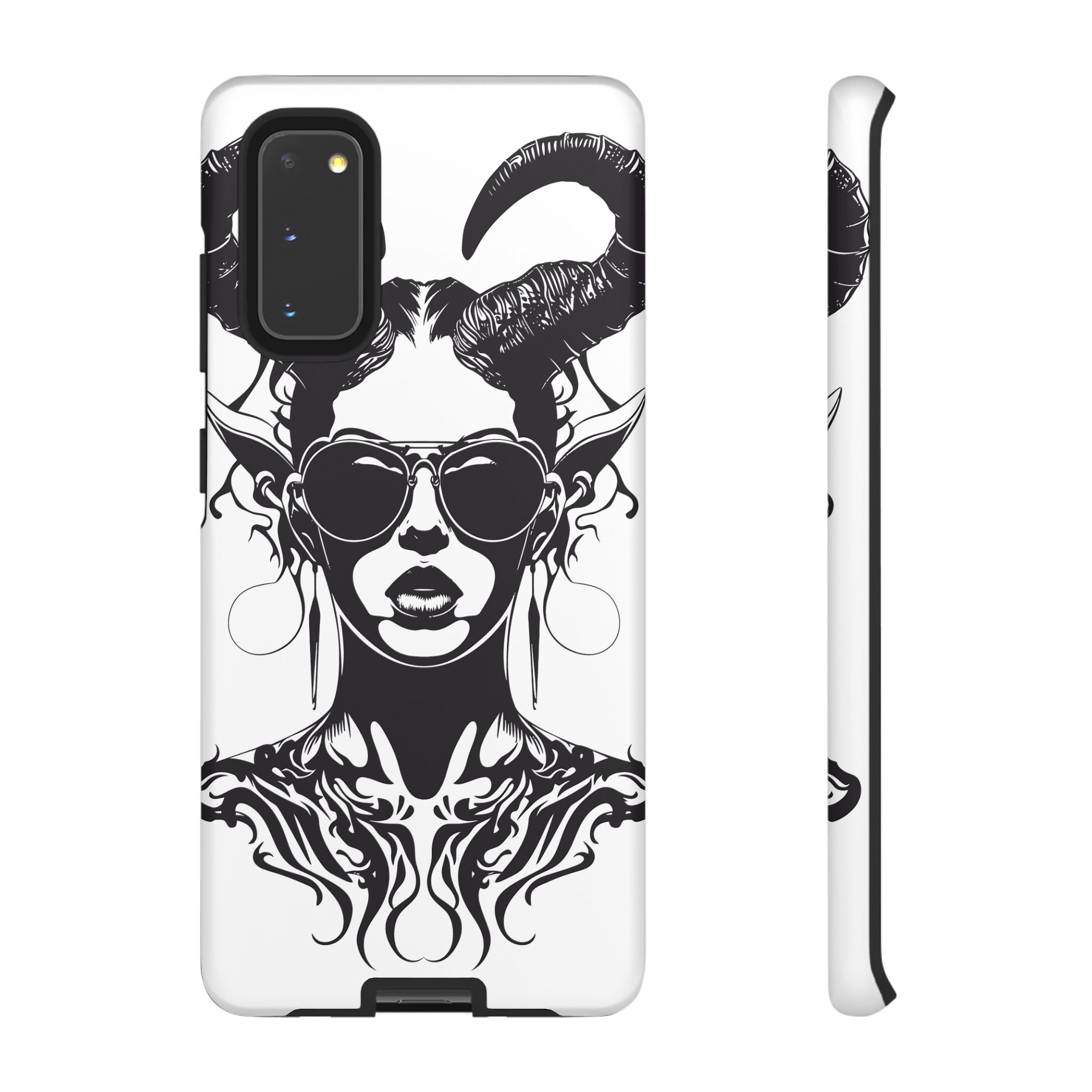 Tough Cases: Stylish Phone Case with Edgy Design, Protective Cover, Gift for Her, Trendy Accessories, Unique Art, Holiday Present