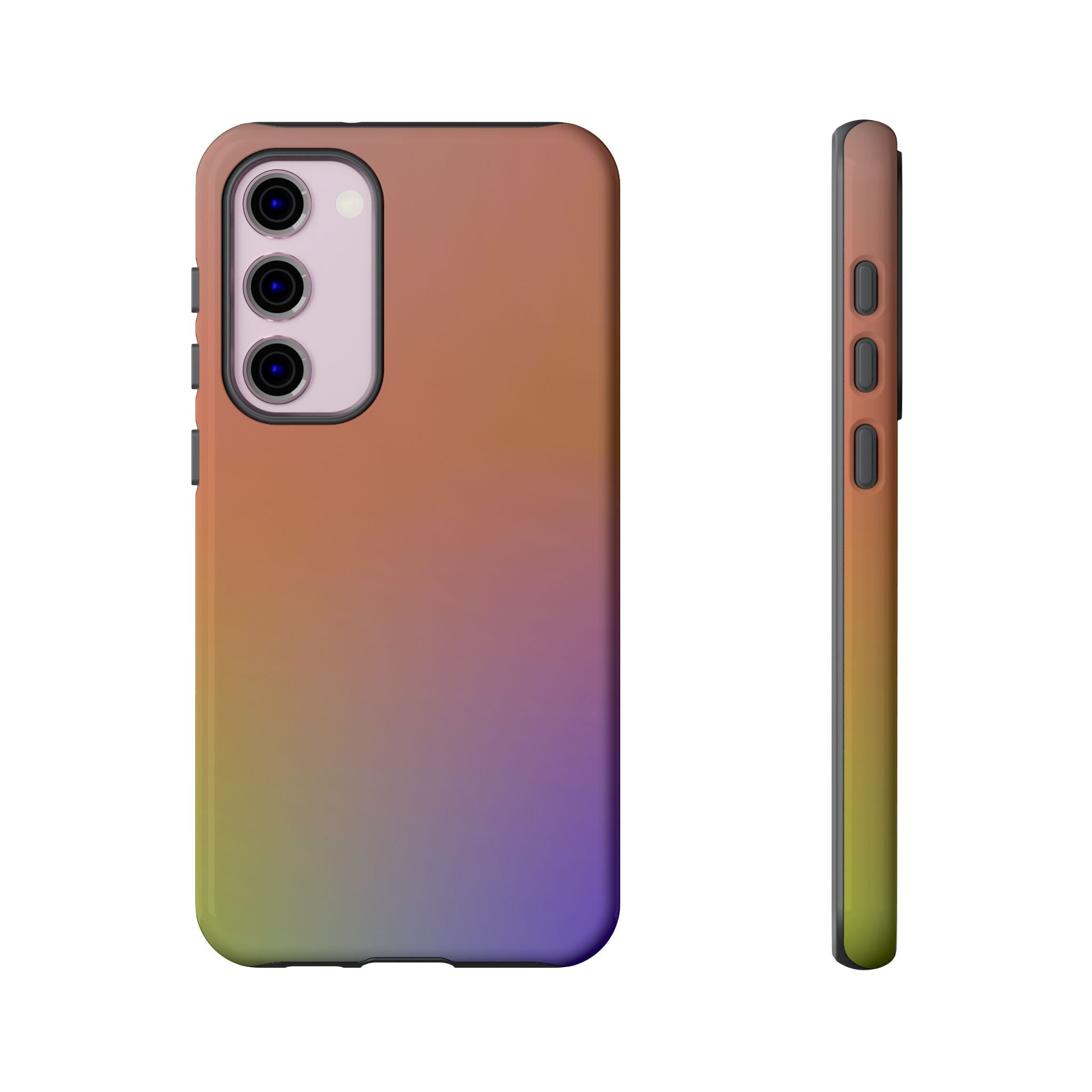 Colorful Gradient Phone Case, Tough Cases for iPhone, Customizable Phone Cover, Trendy Tech Accessory, Gift for Tech Lovers