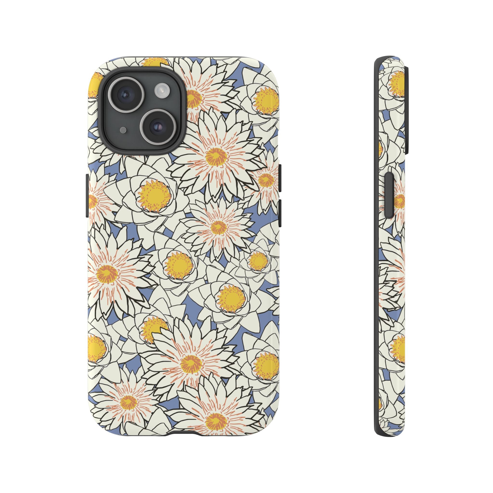 Stylish Phone Case, Floral Protective Cover, Gift for Nature Lovers, Trendy Tech Accessory, Customizable Phone Case