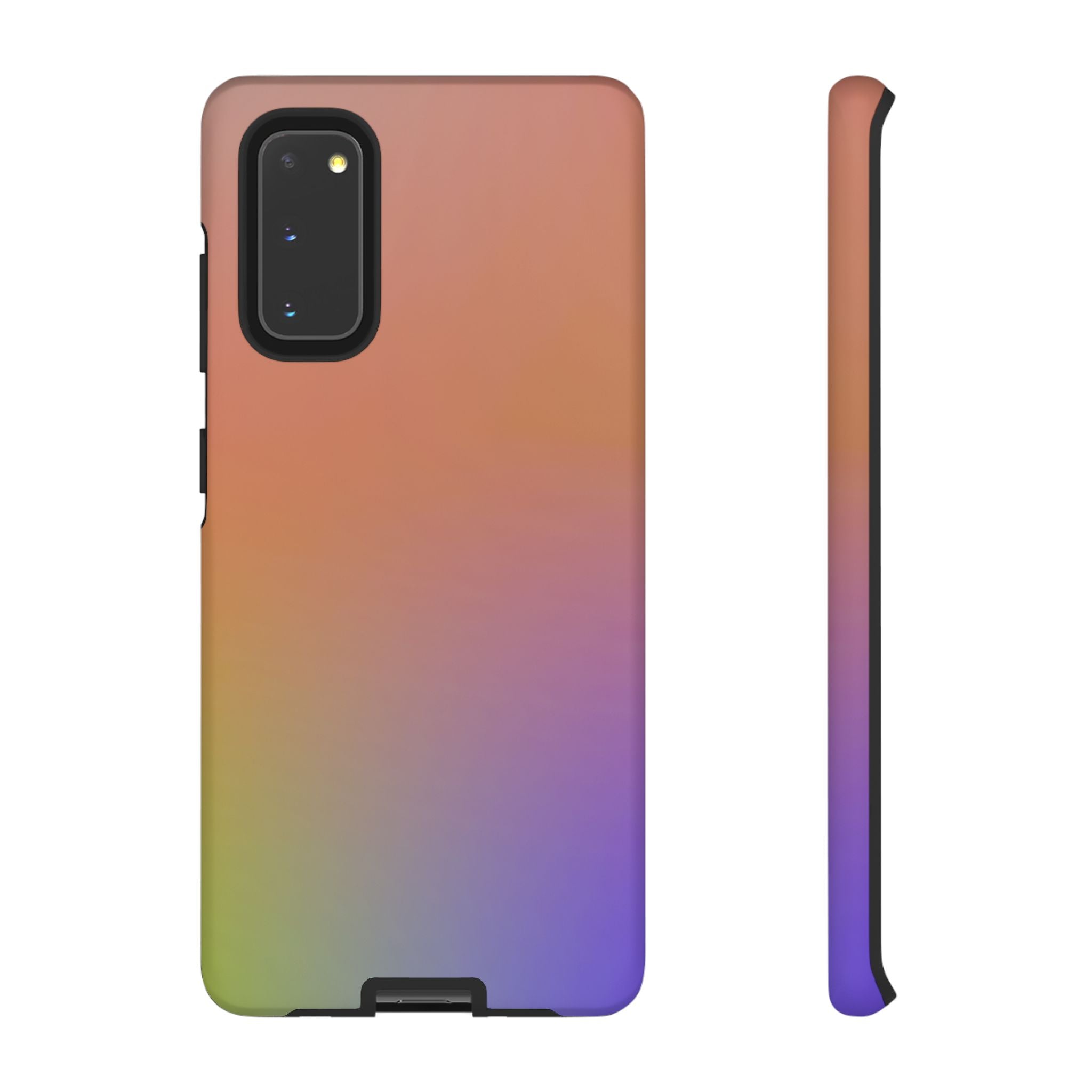 Colorful Gradient Phone Case, Tough Cases for iPhone, Customizable Phone Cover, Trendy Tech Accessory, Gift for Tech Lovers