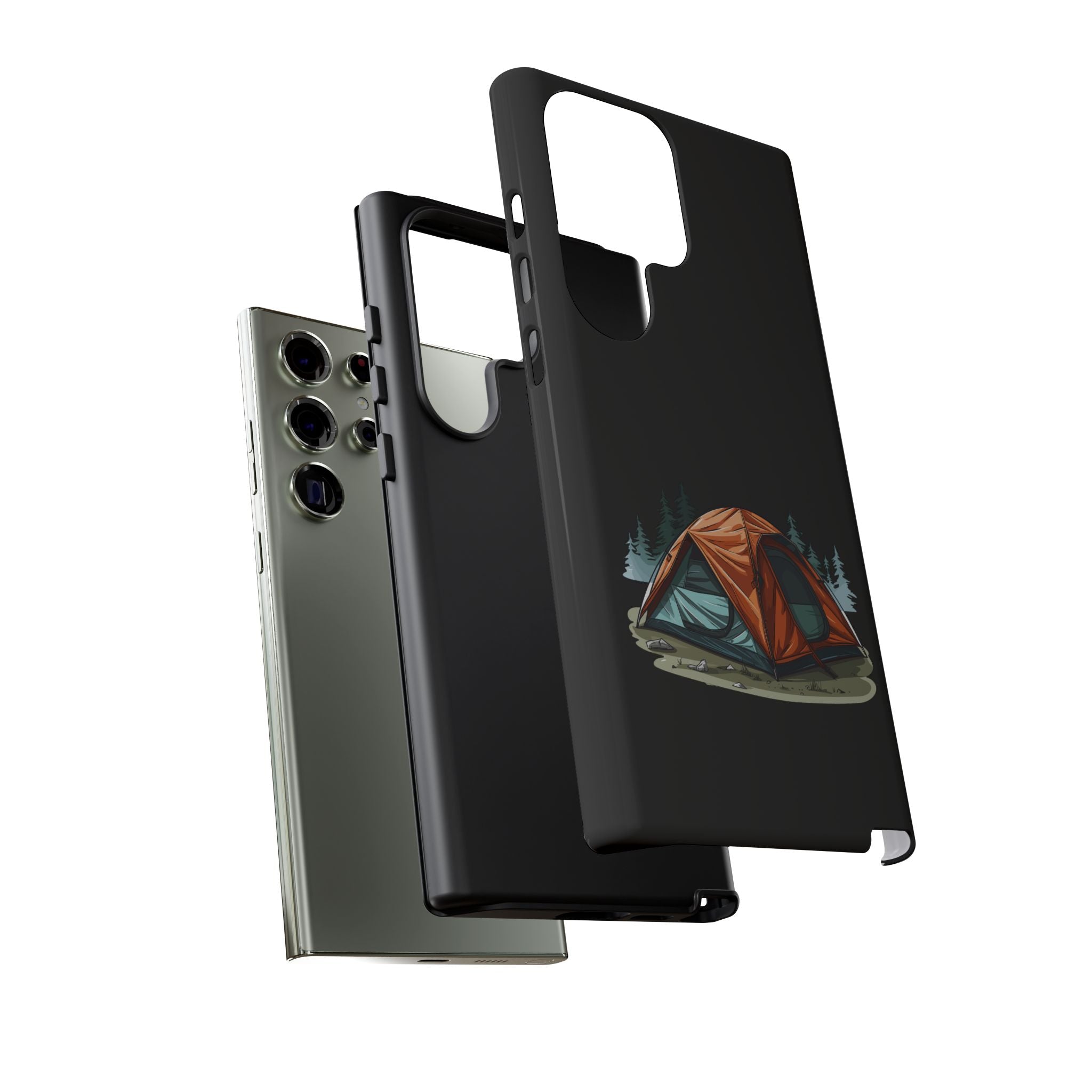 Camping Phone Case, Outdoor Adventure, Nature Lover Gift, Tough Cases, Hiking Accessory, Travel Gear, Camping Vibes