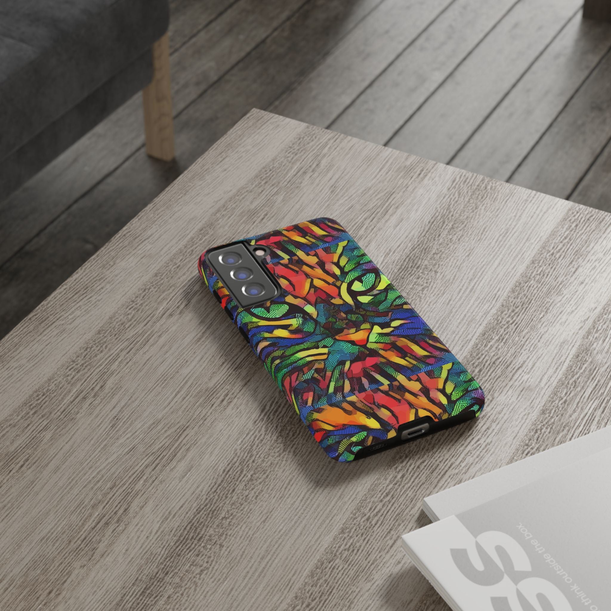 Colorful Phone Cases for Vibrant Style - Tough Cases, Unique Gifts, Animal Print, Artistic Design, Phone Accessories, Eco-Friendly