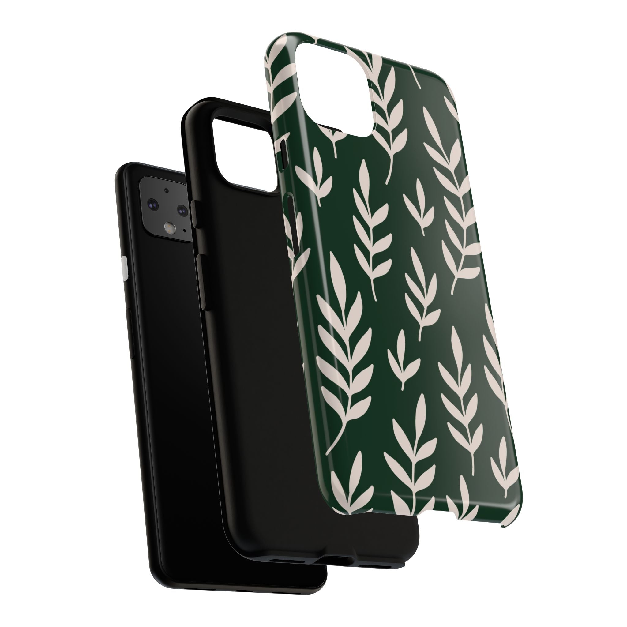 Leafy Phone Case, Tough Cases for Nature Lovers, Green Leaf Design, Eco-Friendly, Stylish Mobile Cover, Gift for Her