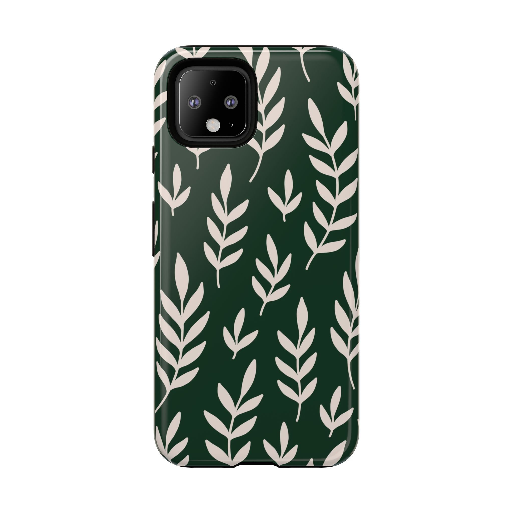 Leafy Phone Case, Tough Cases for Nature Lovers, Green Leaf Design, Eco-Friendly, Stylish Mobile Cover, Gift for Her