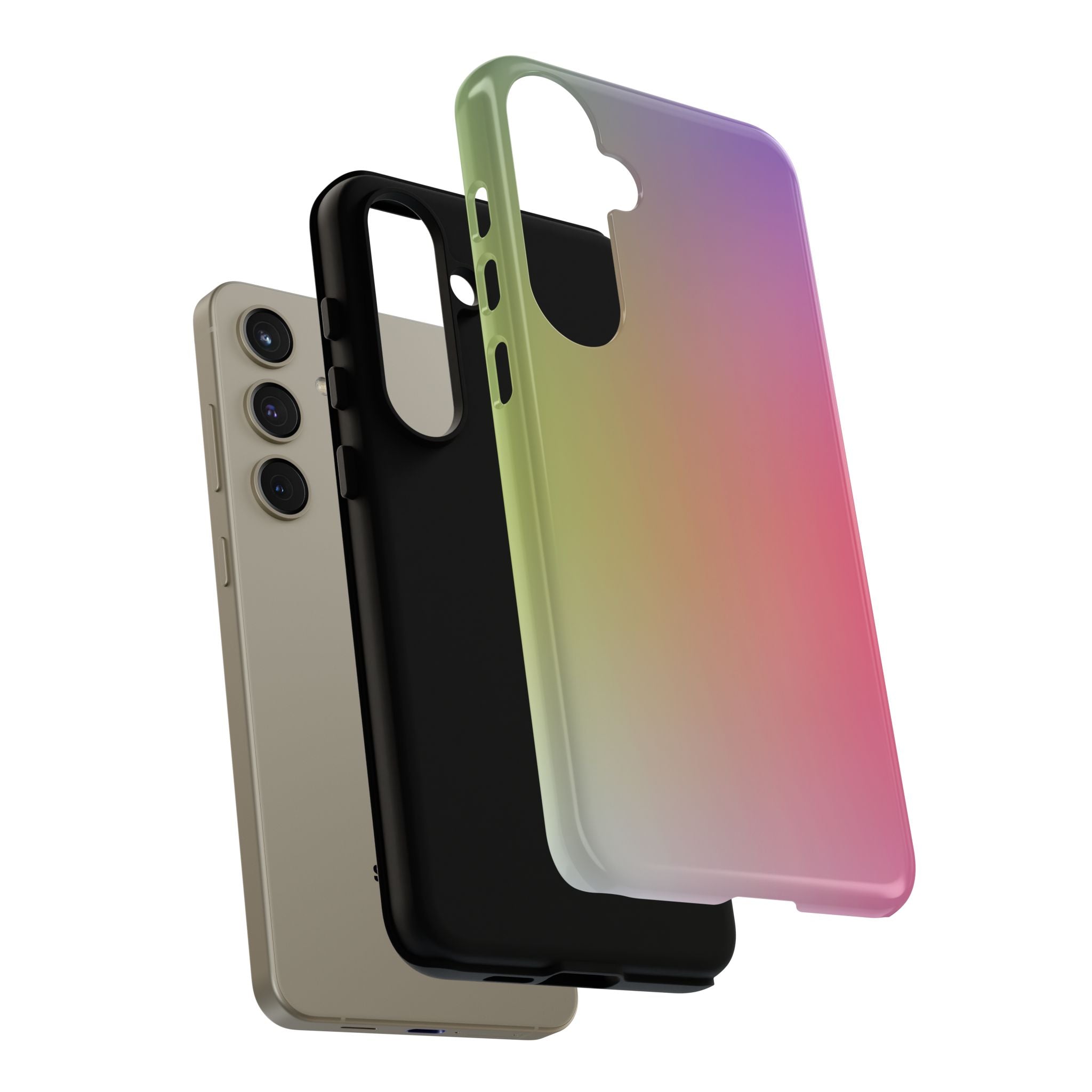 Gradient Phone Case, Tough Cases, Colorful Tech Accessory, Modern Phone Protection, Trendy Gift for Friends, Birthday, Holidays