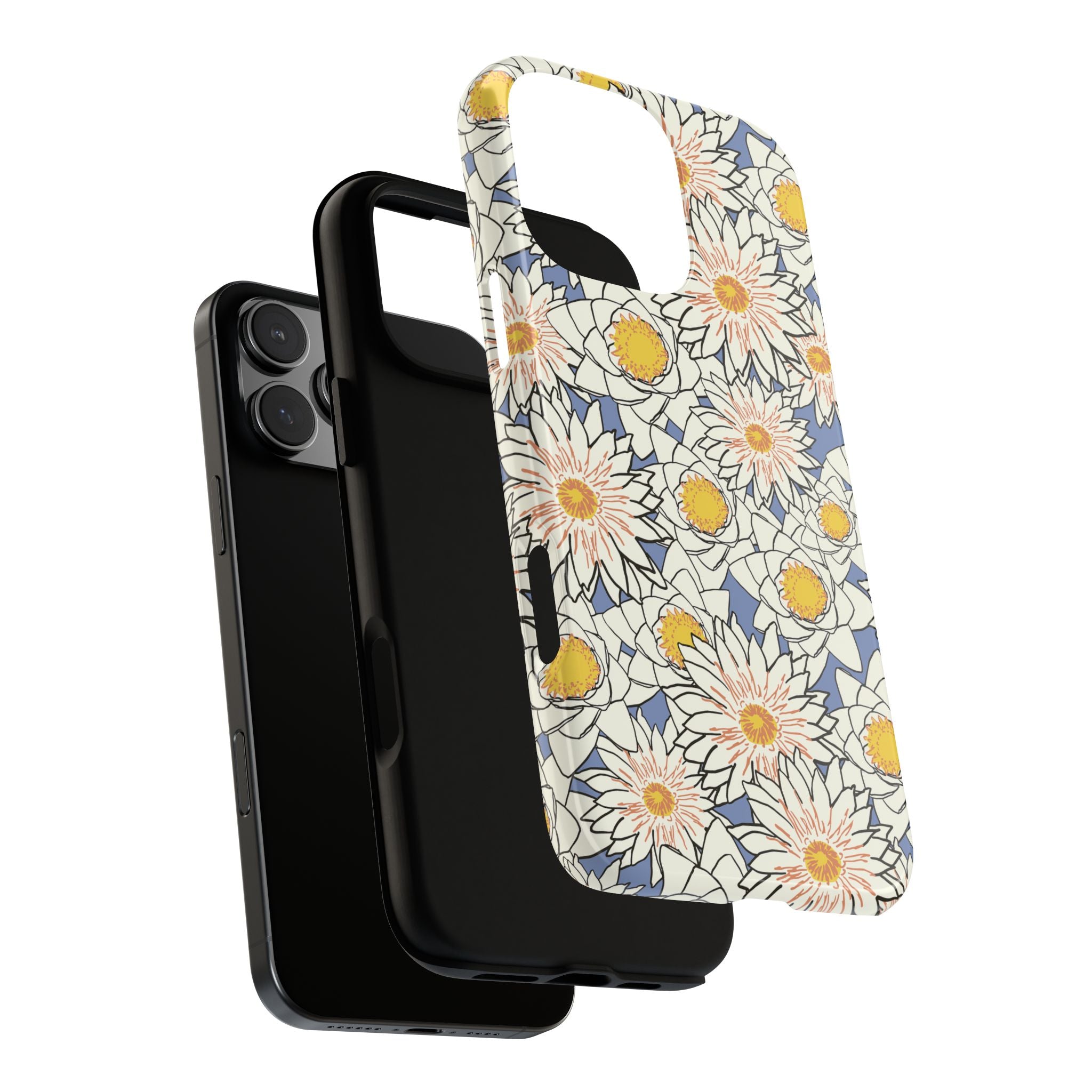 Stylish Phone Case, Floral Protective Cover, Gift for Nature Lovers, Trendy Tech Accessory, Customizable Phone Case