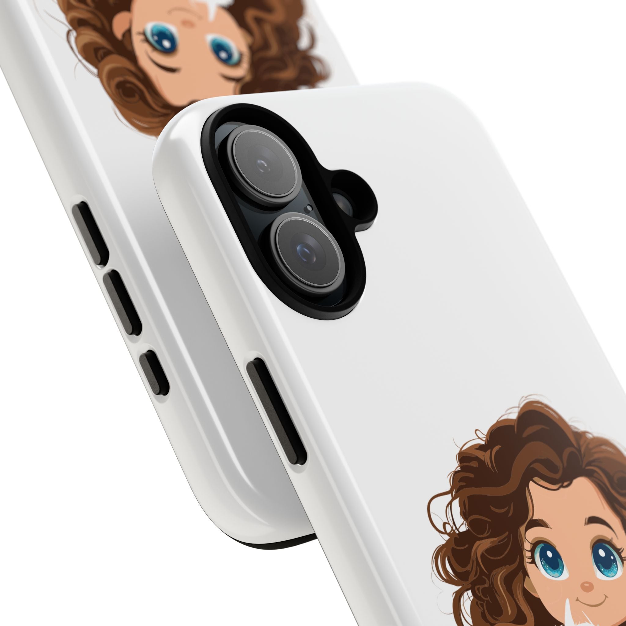 Cute Cat Lover Phone Case, Tough Phone Cover, Pet Lover Gift, Personalized Gift, Kids Phone Case, Animal Lover Accessories