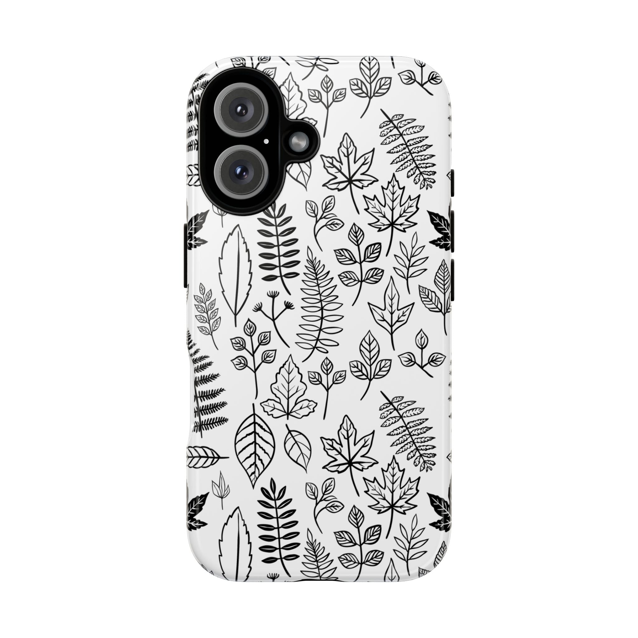 Stylish Phone Case for Nature Lovers, Botanical Design, Gift for Her, Fall Accessories, Customizable Tech Gear