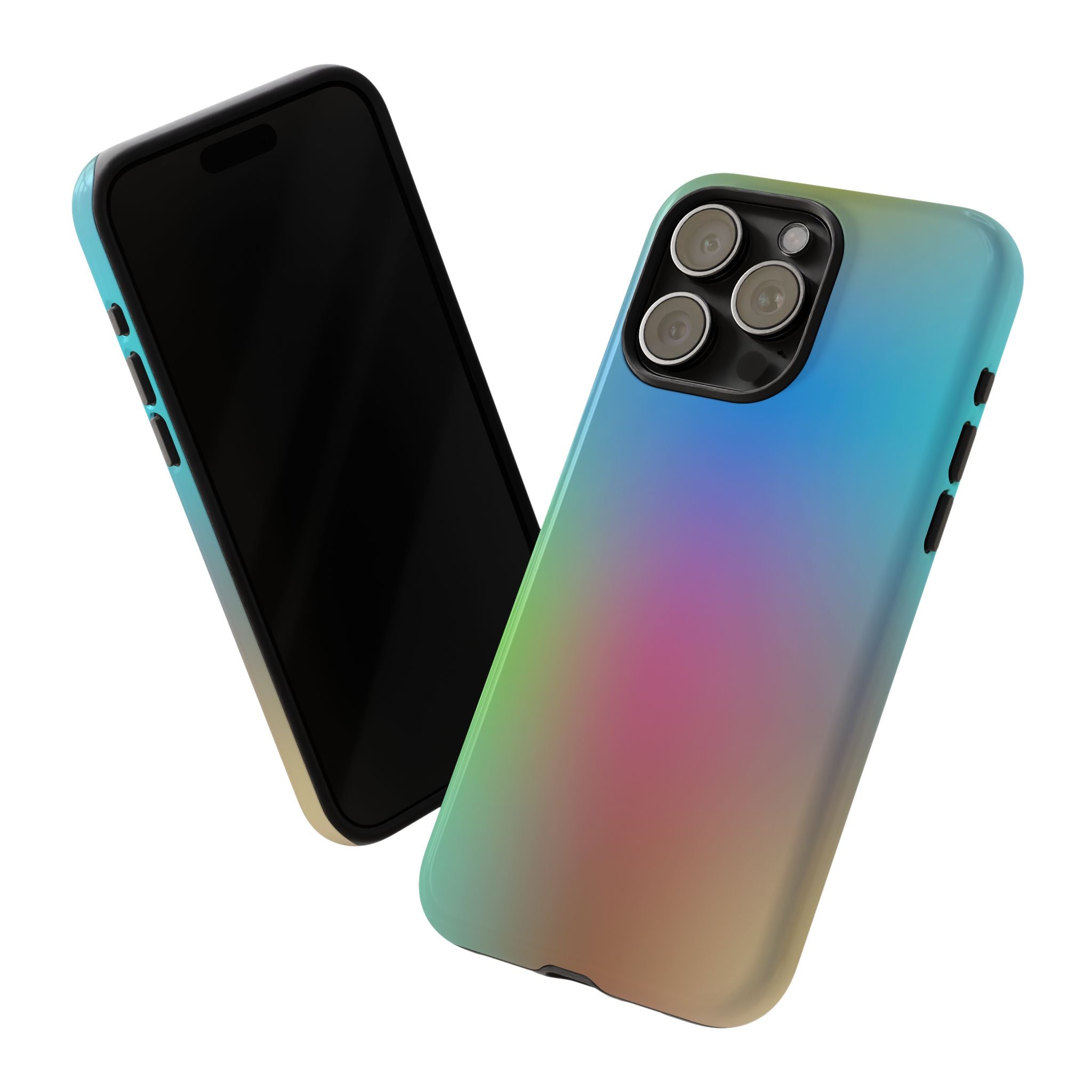 Colorful Mobile Phone Case, Unique Phone Cover, Stylish Phone Protector, Gift for Tech Lovers, Trendy Accessory