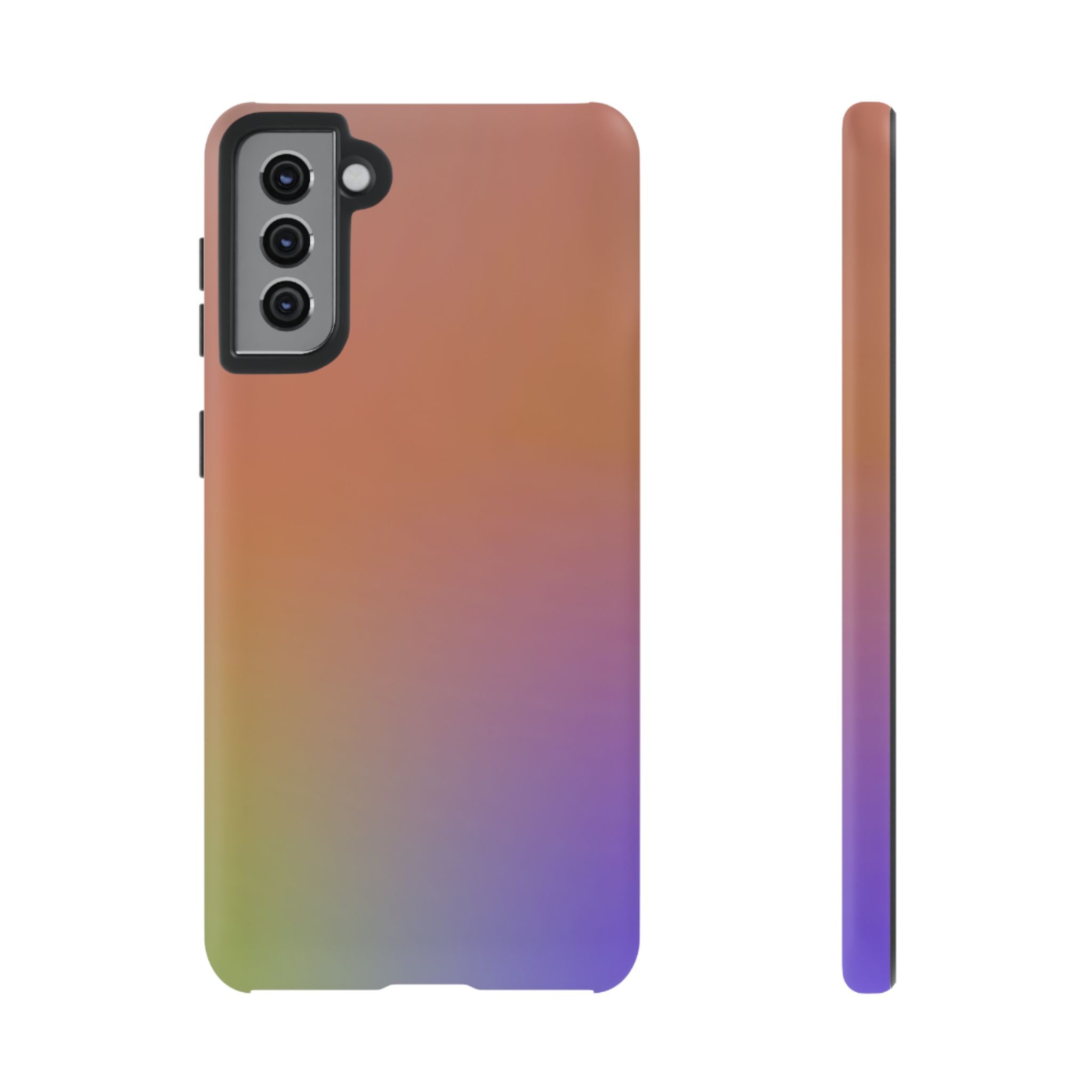 Colorful Gradient Phone Case, Tough Cases for iPhone, Customizable Phone Cover, Trendy Tech Accessory, Gift for Tech Lovers