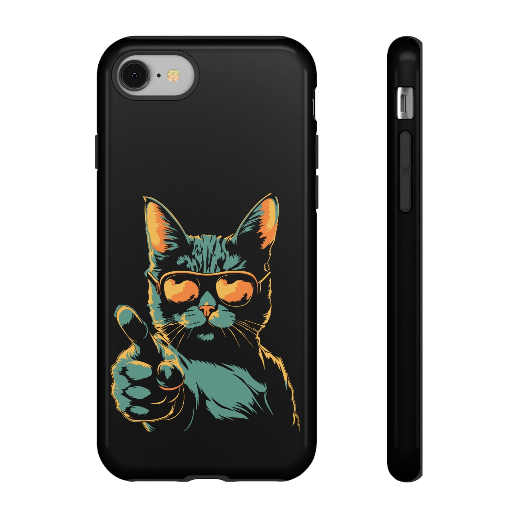 Cool Cat Phone Case, Stylish Phone Cover, Pet Lover Gift, Cute Cat Design, Fun Cat Accessories