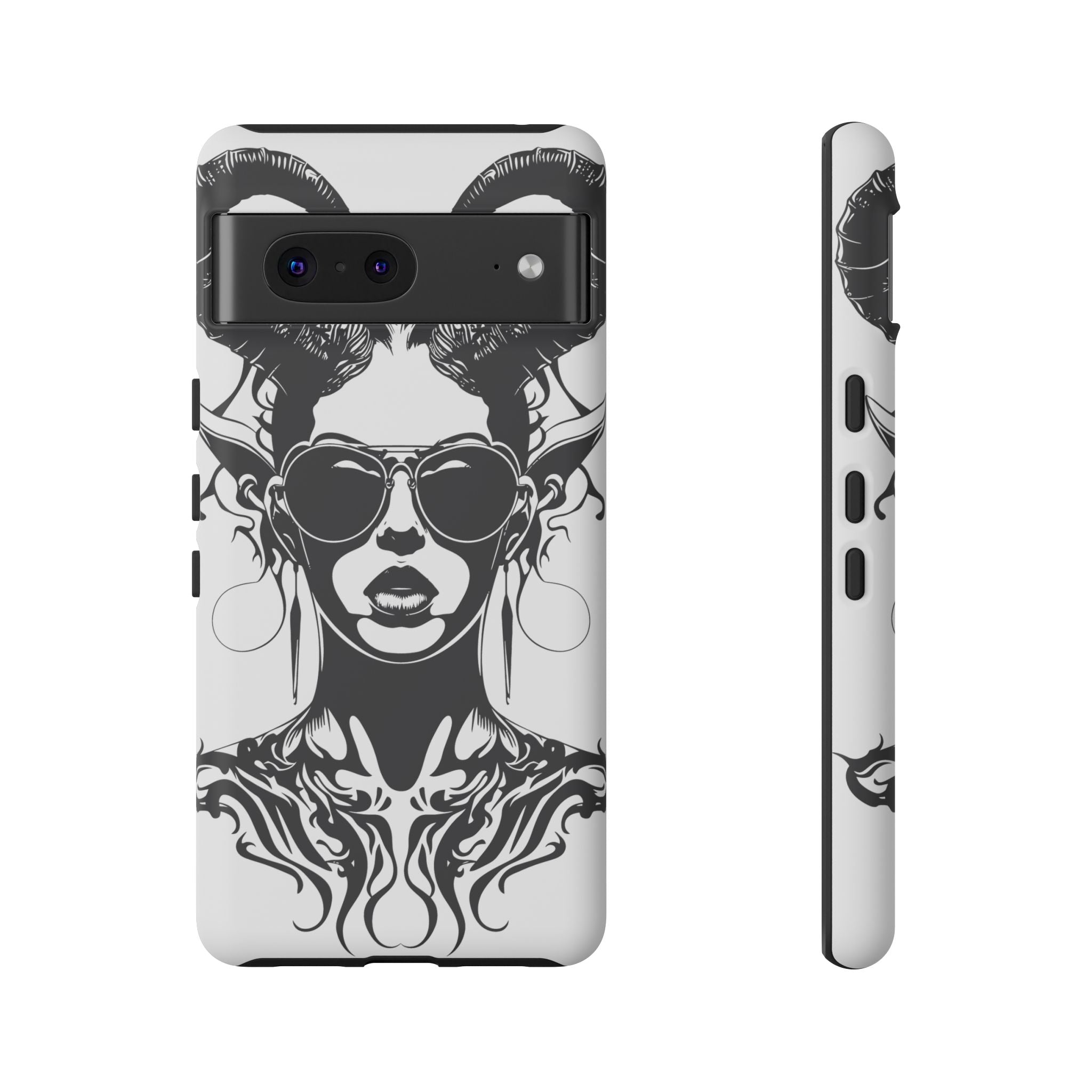 Tough Cases: Stylish Phone Case with Edgy Design, Protective Cover, Gift for Her, Trendy Accessories, Unique Art, Holiday Present