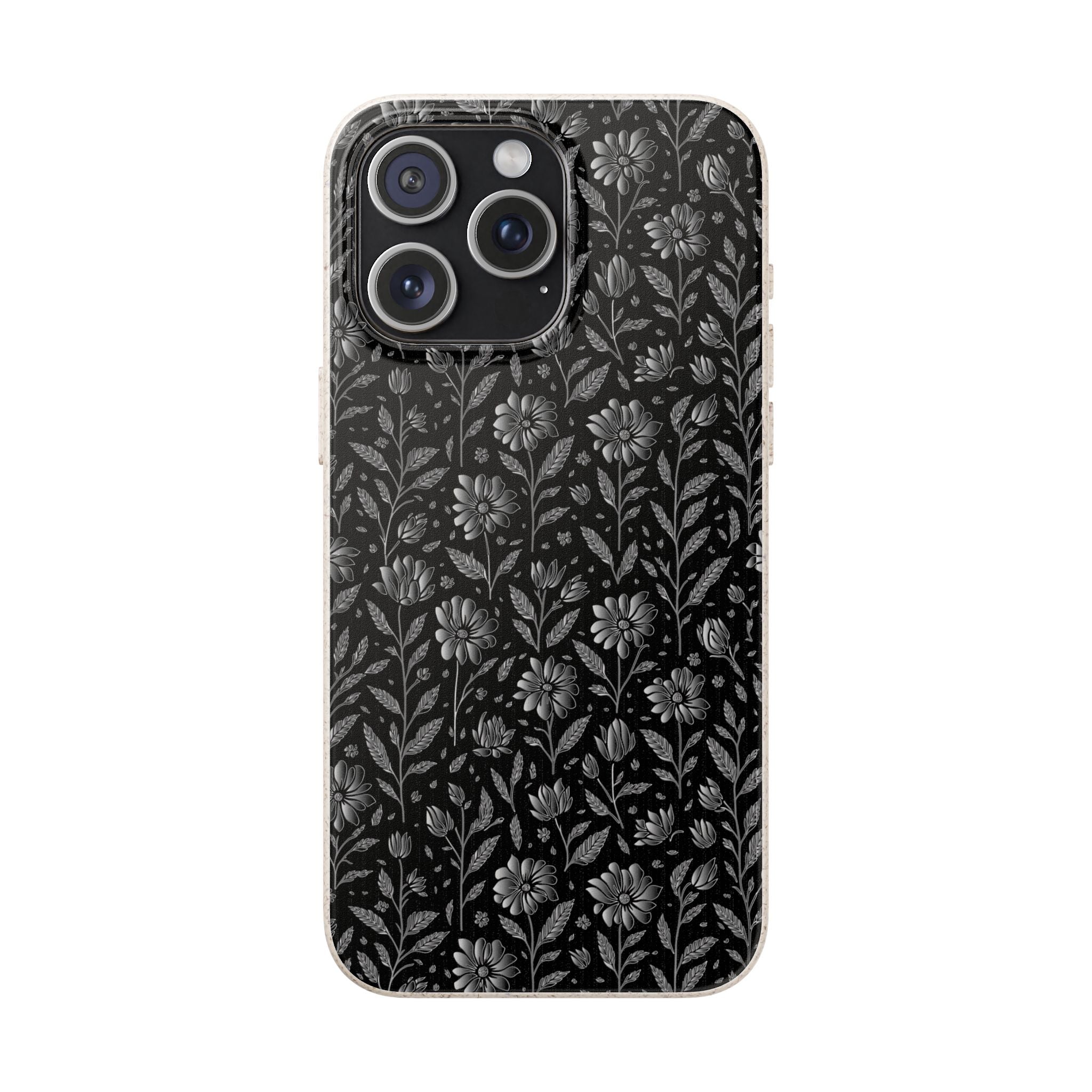Eco-Friendly Floral Phone Case, Biodegradable iPhone Case, Sustainable Fashion Accessory, Nature Lover Gift, Eco-Conscious Phone Cover