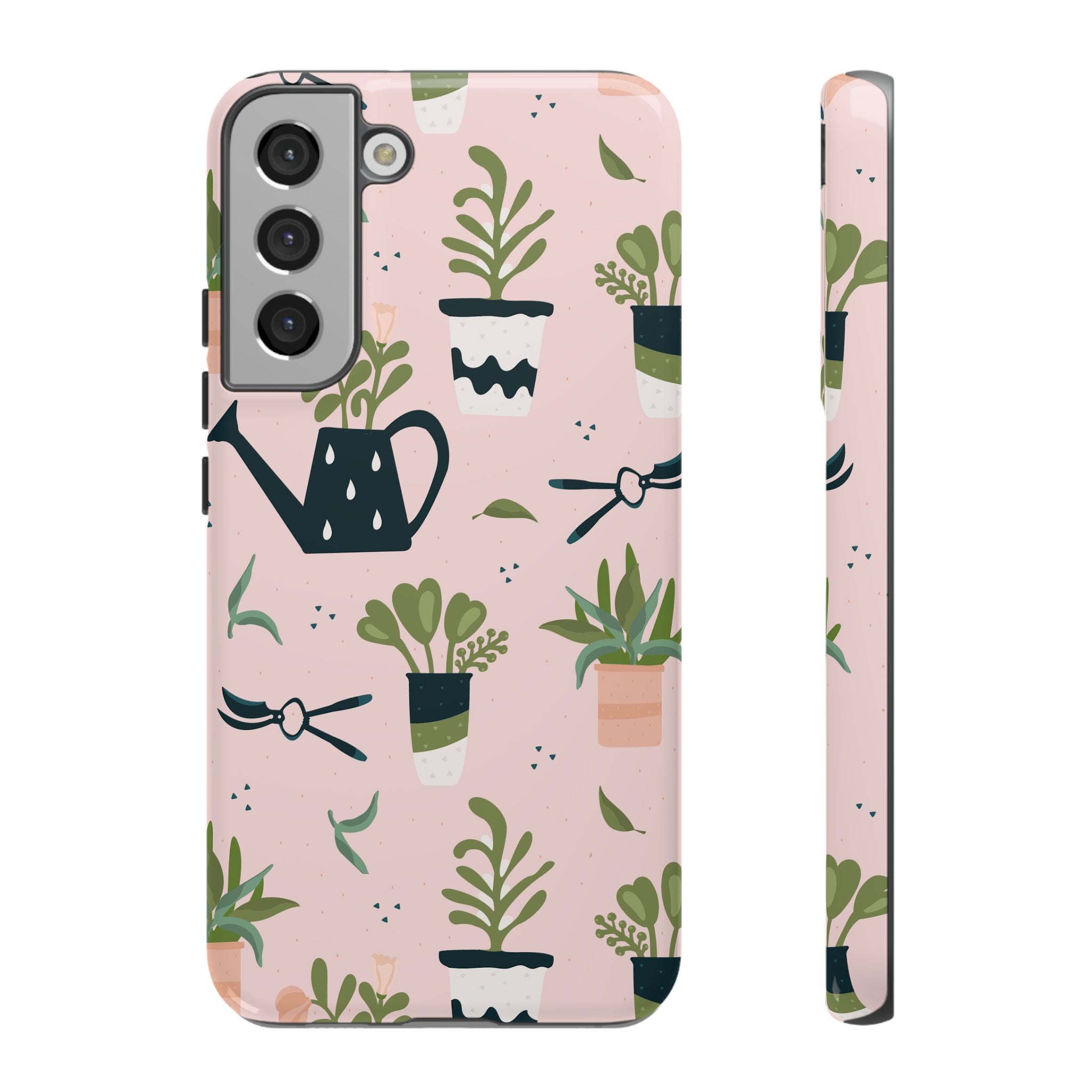 Floral Phone Case, Cute Plant Lover Case, Gift for Gardeners, Phone Cover, Green Thumb Accessories, Mother's Day Gift