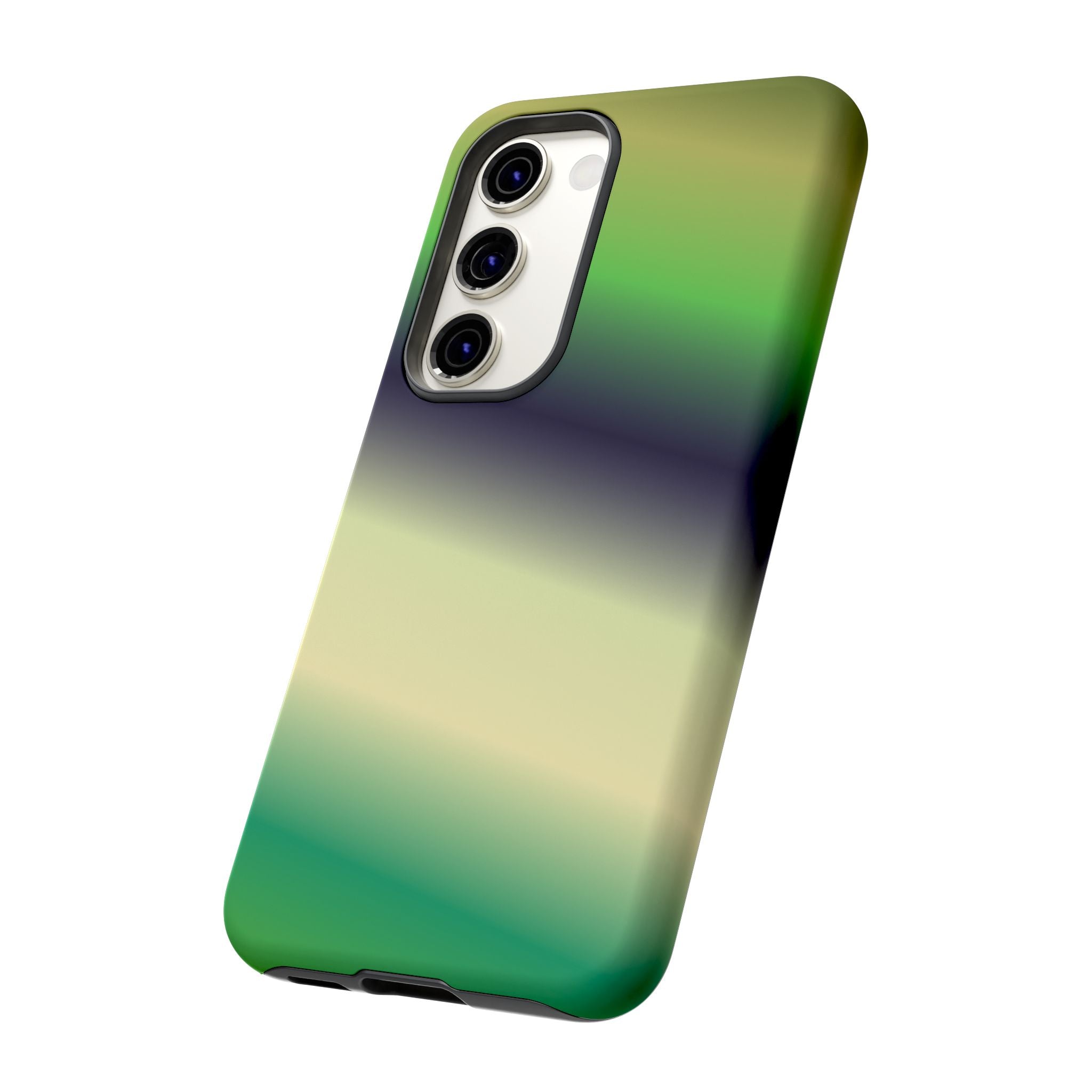 Gradient Phone Case - Tough Cases, Unique Cell Phone Cover, Stylish Tech Accessories, Green and Black Gradient, Perfect Gift