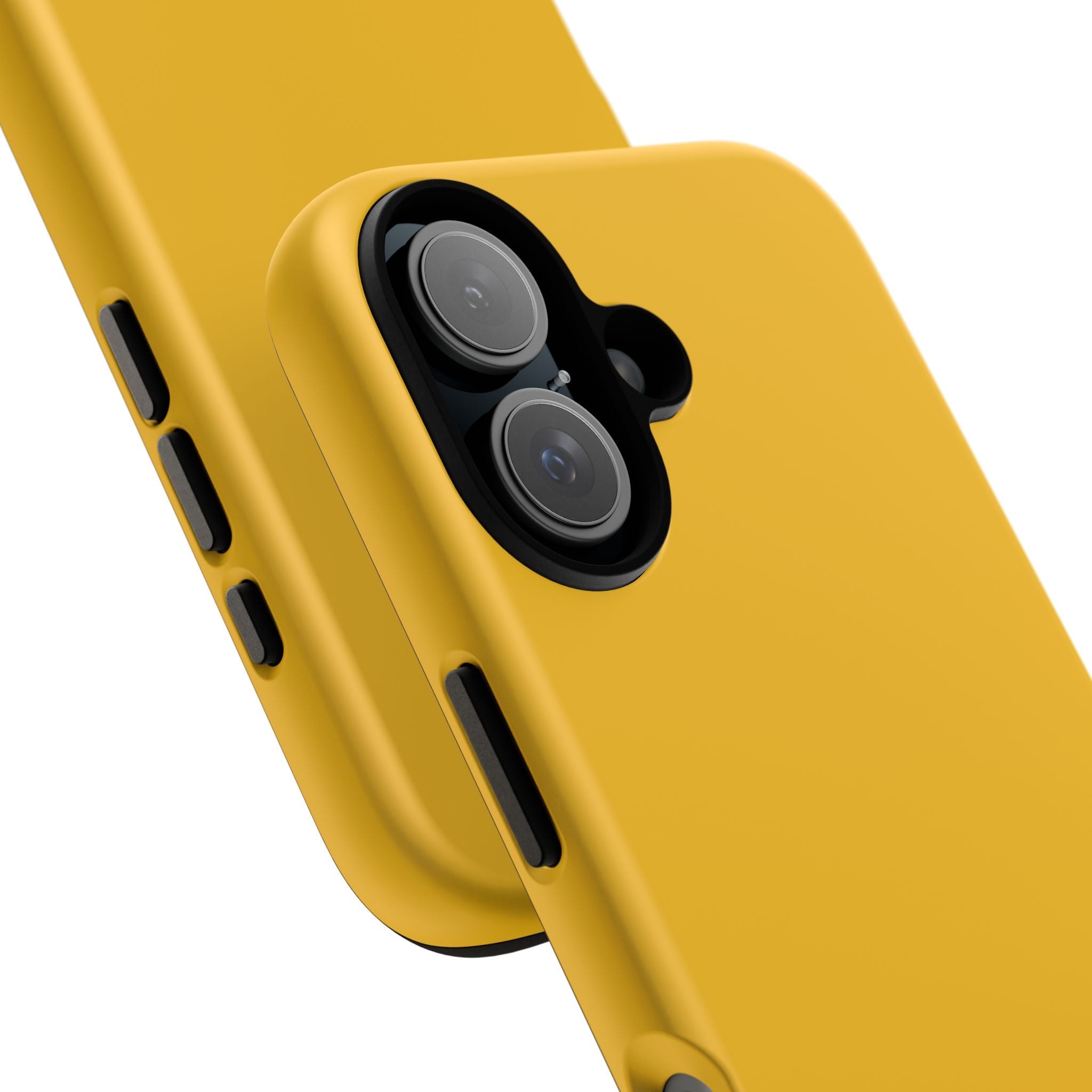 Motorcycle Phone Case, Tough Phone Cover, Gift for Bikers, Durable Tech Accessory, Yellow Motorcycle Design