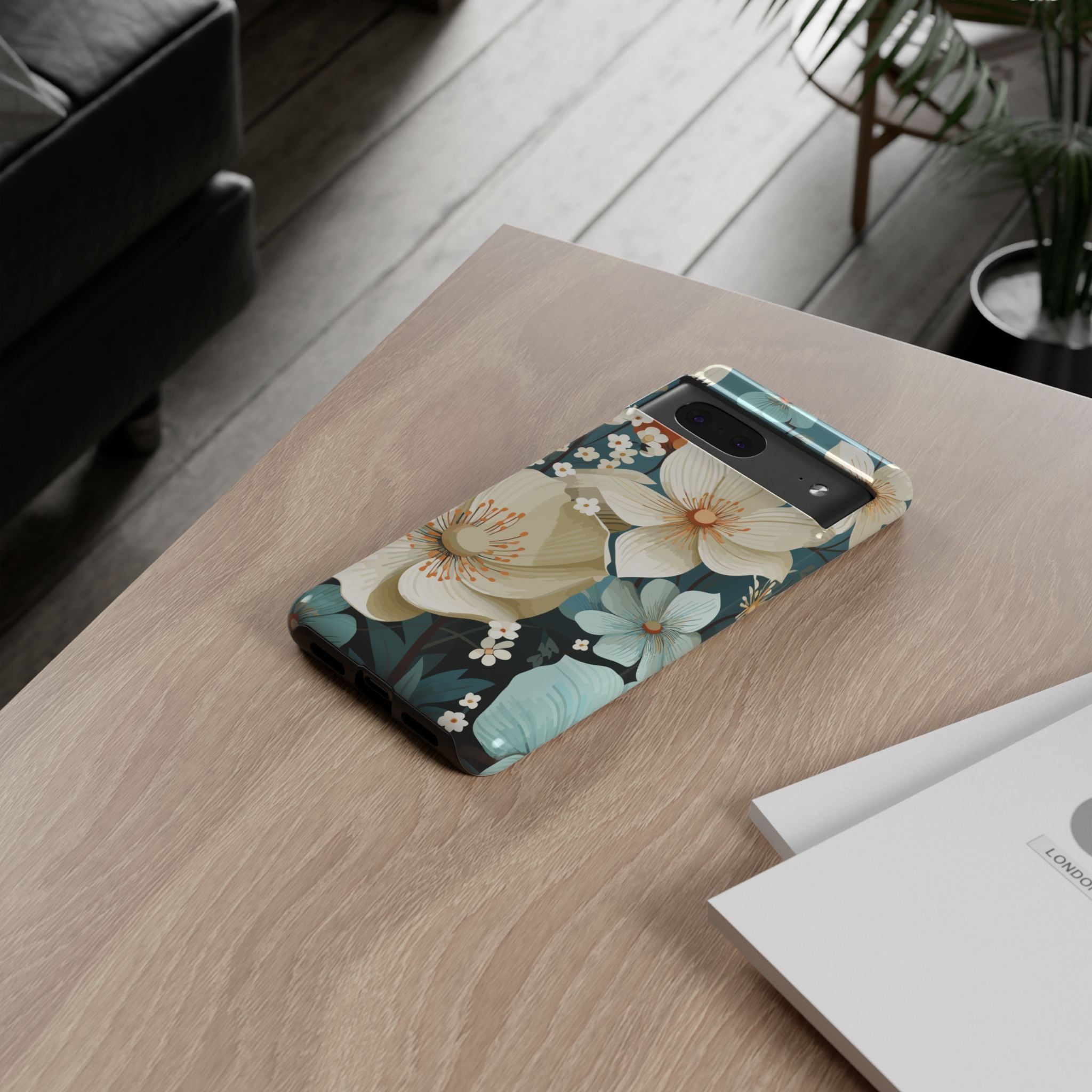 Floral Phone Case, Stylish Tough Cases with Botanical Design, Flower Print Phone Cover, Gifts for Nature Lovers, Eco-Friendly Mobile Cover