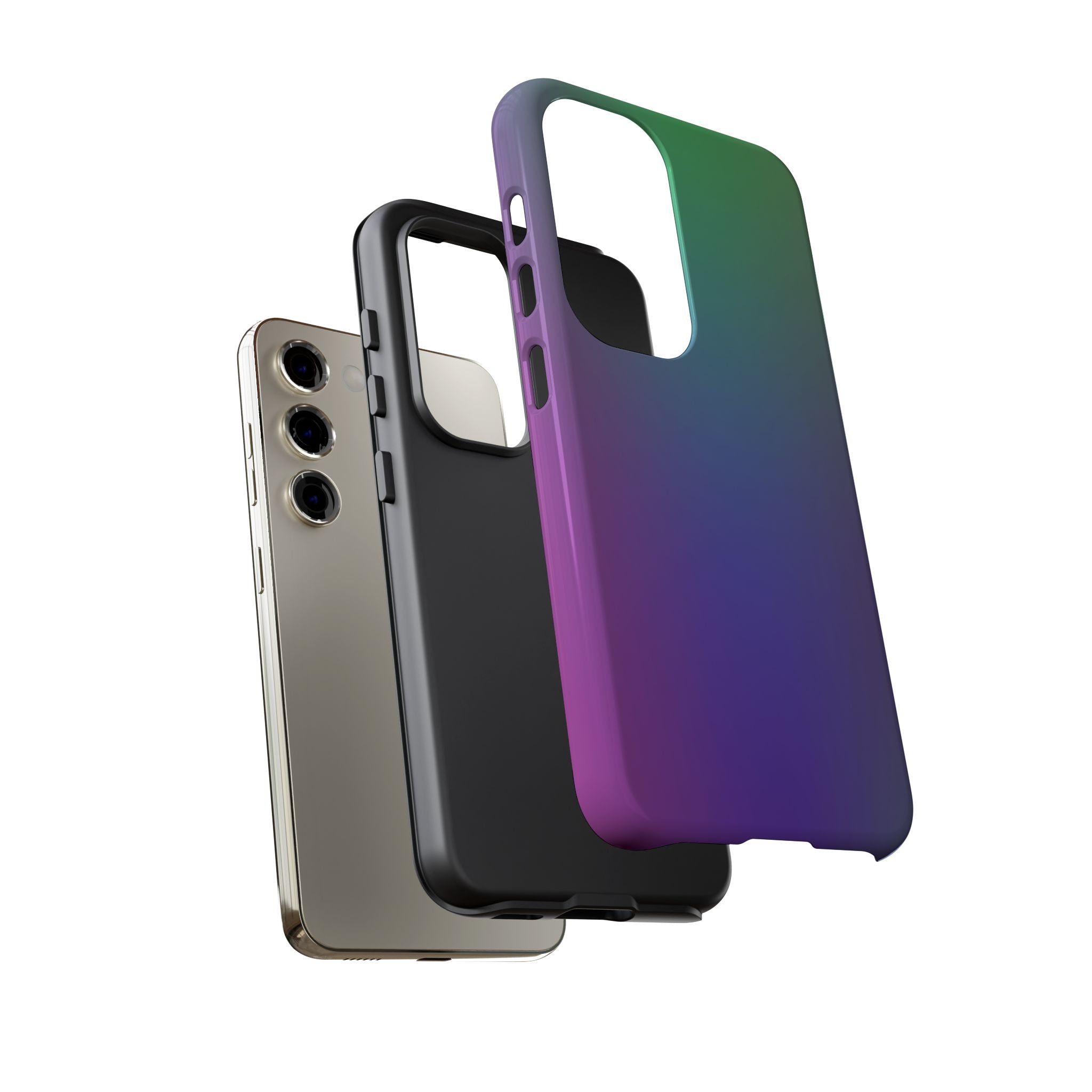Gradient Phone Case, Durable Phone Protector, Trendy Cell Phone Accessory, Gift for Tech Lovers, Stylish Mobile Case