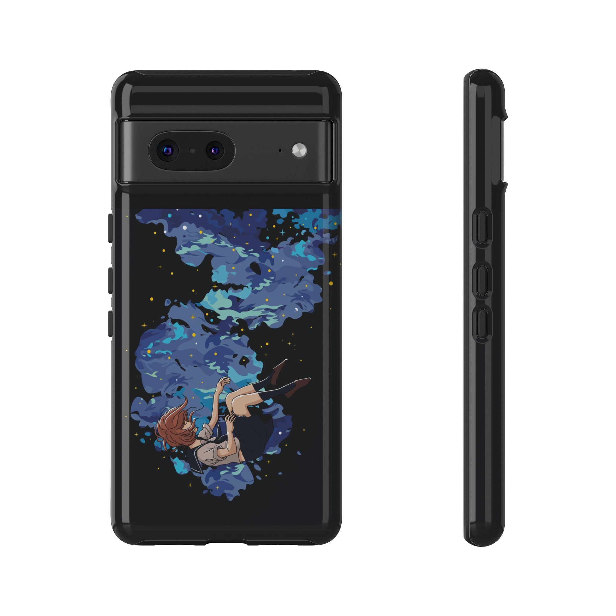 Tough Cases Phone Case - Artistic Galaxy Design, Cute Sleeve for Teens, Gift for Students, Unique Mobile Accessory, Trendy Tech Protection