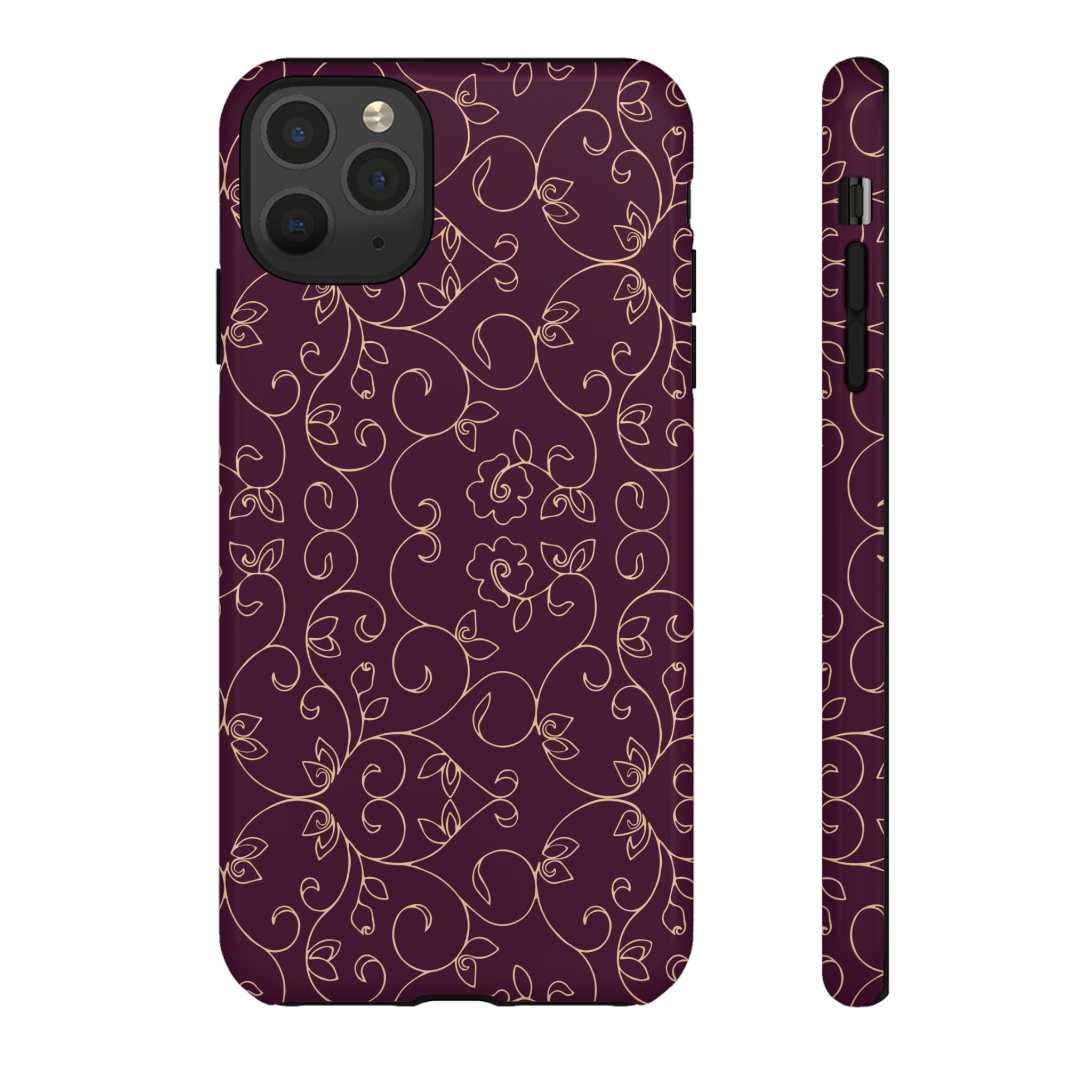 Elegant Floral Phone Case | Durable Mobile Cover, Gift for Her, Floral Design, Stylish Accessory, Phone Protection