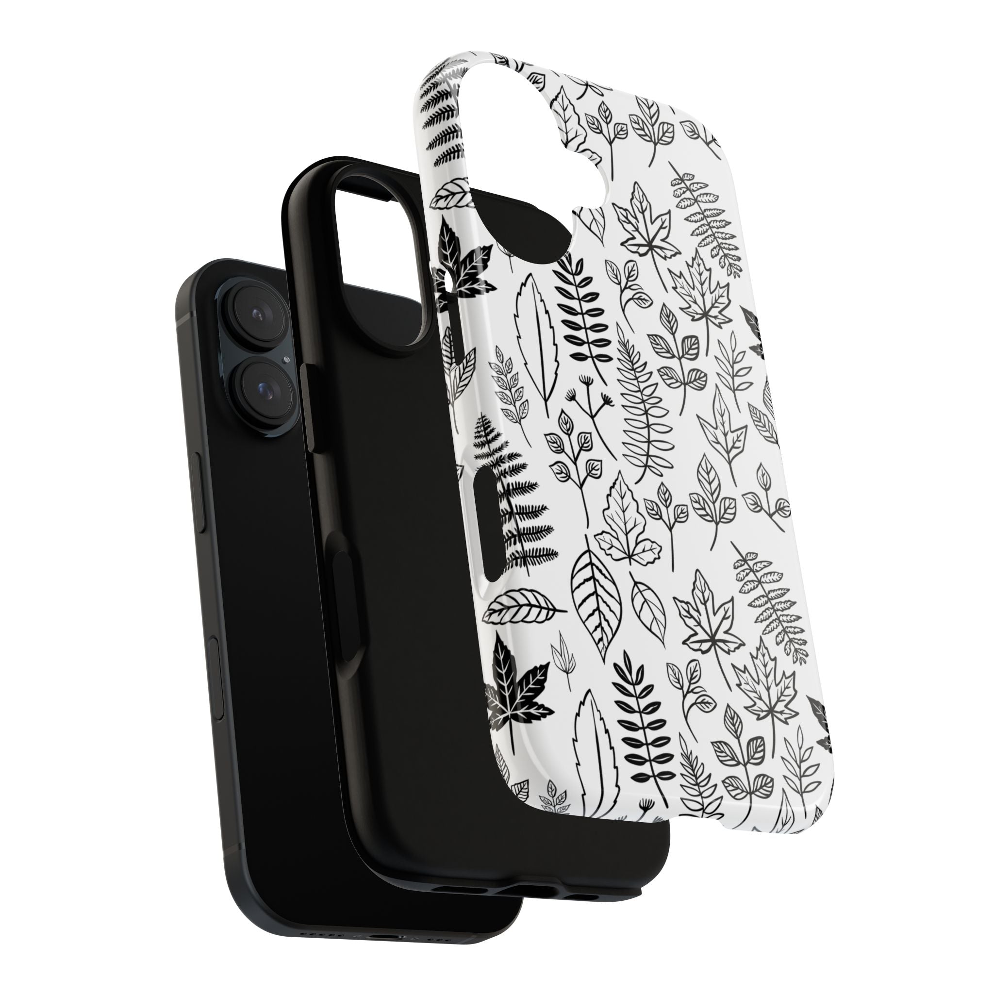 Stylish Phone Case for Nature Lovers, Botanical Design, Gift for Her, Fall Accessories, Customizable Tech Gear