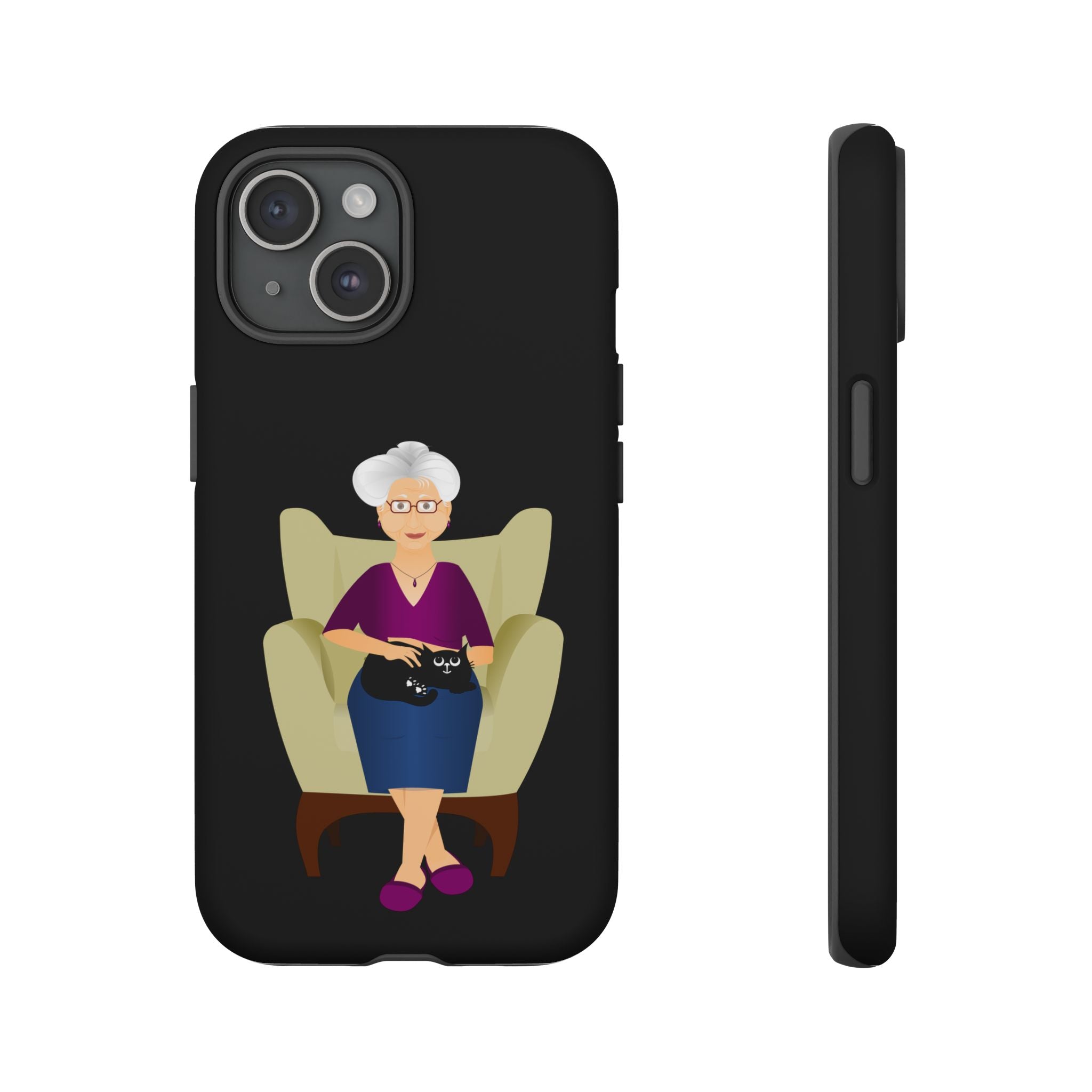 Grandma Phone Case, Tough Phone Cover for Grandparents, Durable Case for Seniors, Unique Gift for Grandmother, Personalized Tech Accessory