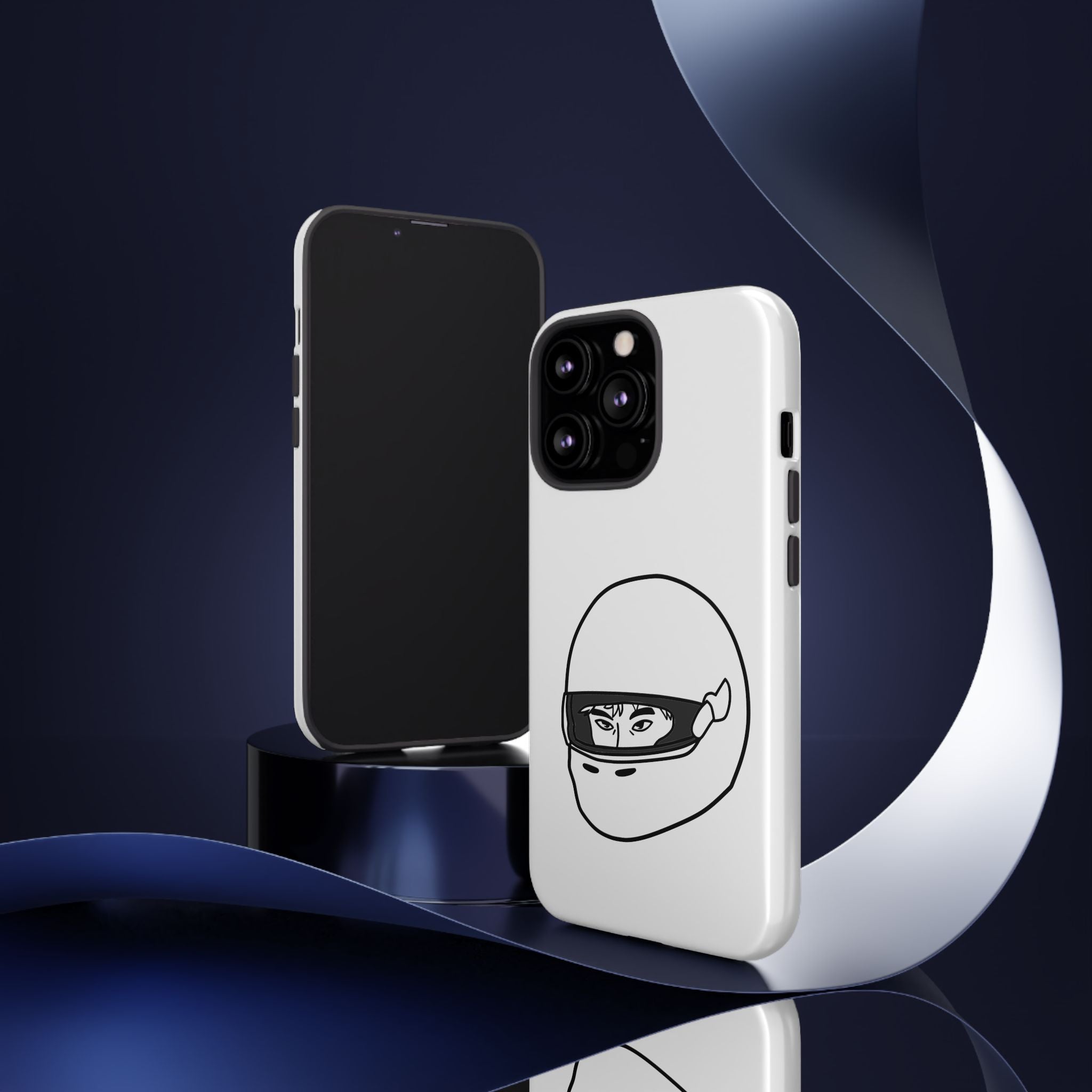 Stylish Phone Case with Racing Helmet Design | Tough Cases | Unique Gift, Motorcycle Enthusiast, Race Lover, Custom Accessory, Everyday Use