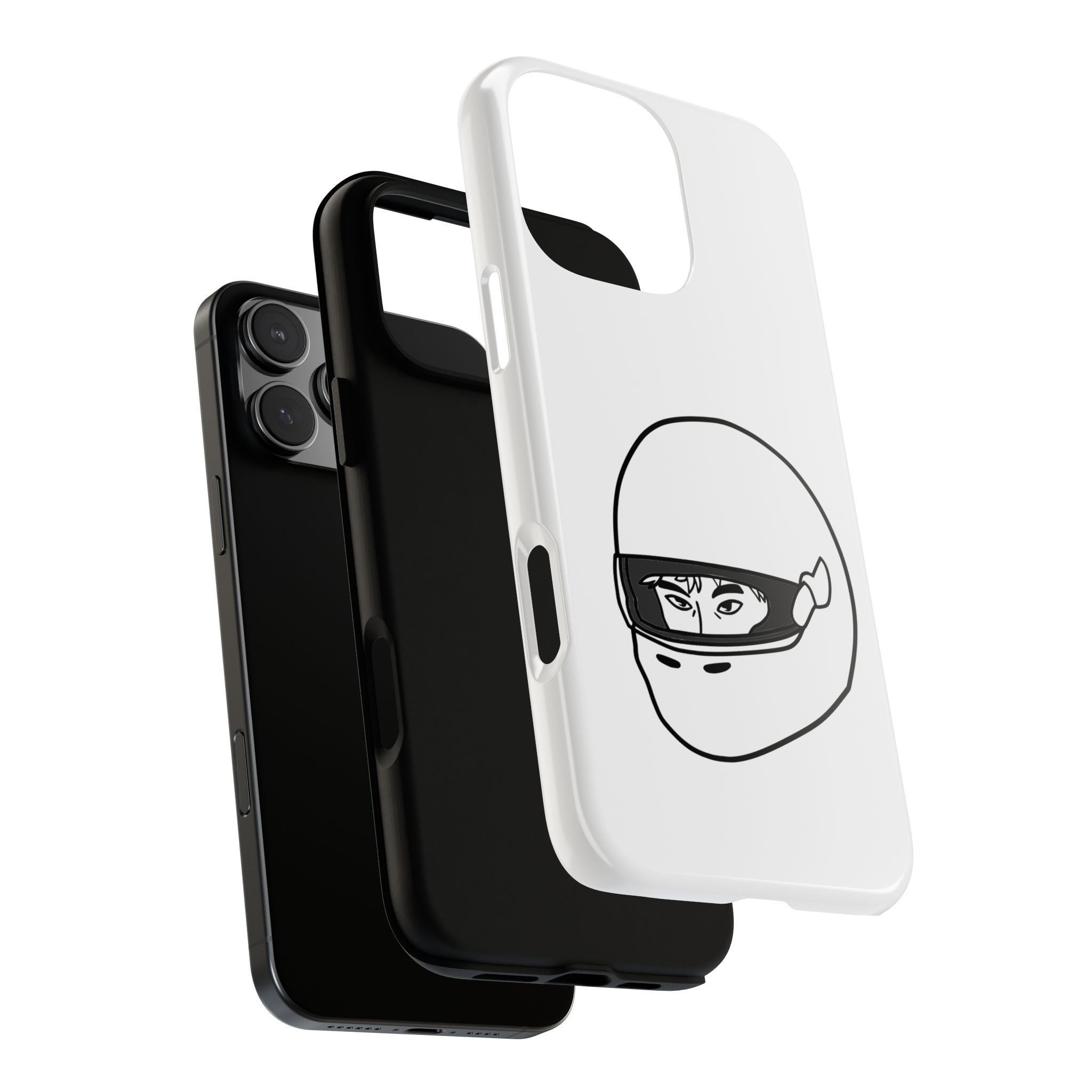 Stylish Phone Case with Racing Helmet Design | Tough Cases | Unique Gift, Motorcycle Enthusiast, Race Lover, Custom Accessory, Everyday Use