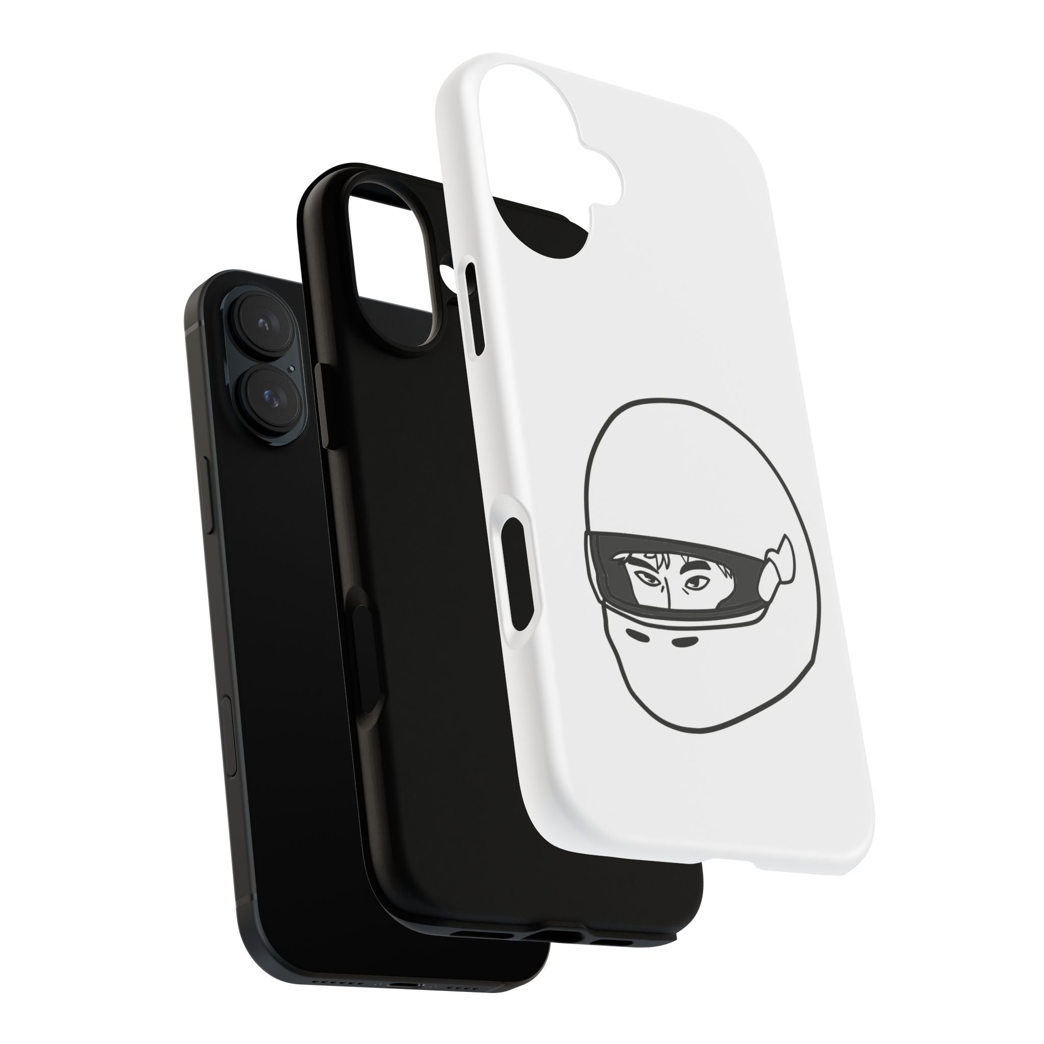Stylish Phone Case with Racing Helmet Design | Tough Cases | Unique Gift, Motorcycle Enthusiast, Race Lover, Custom Accessory, Everyday Use