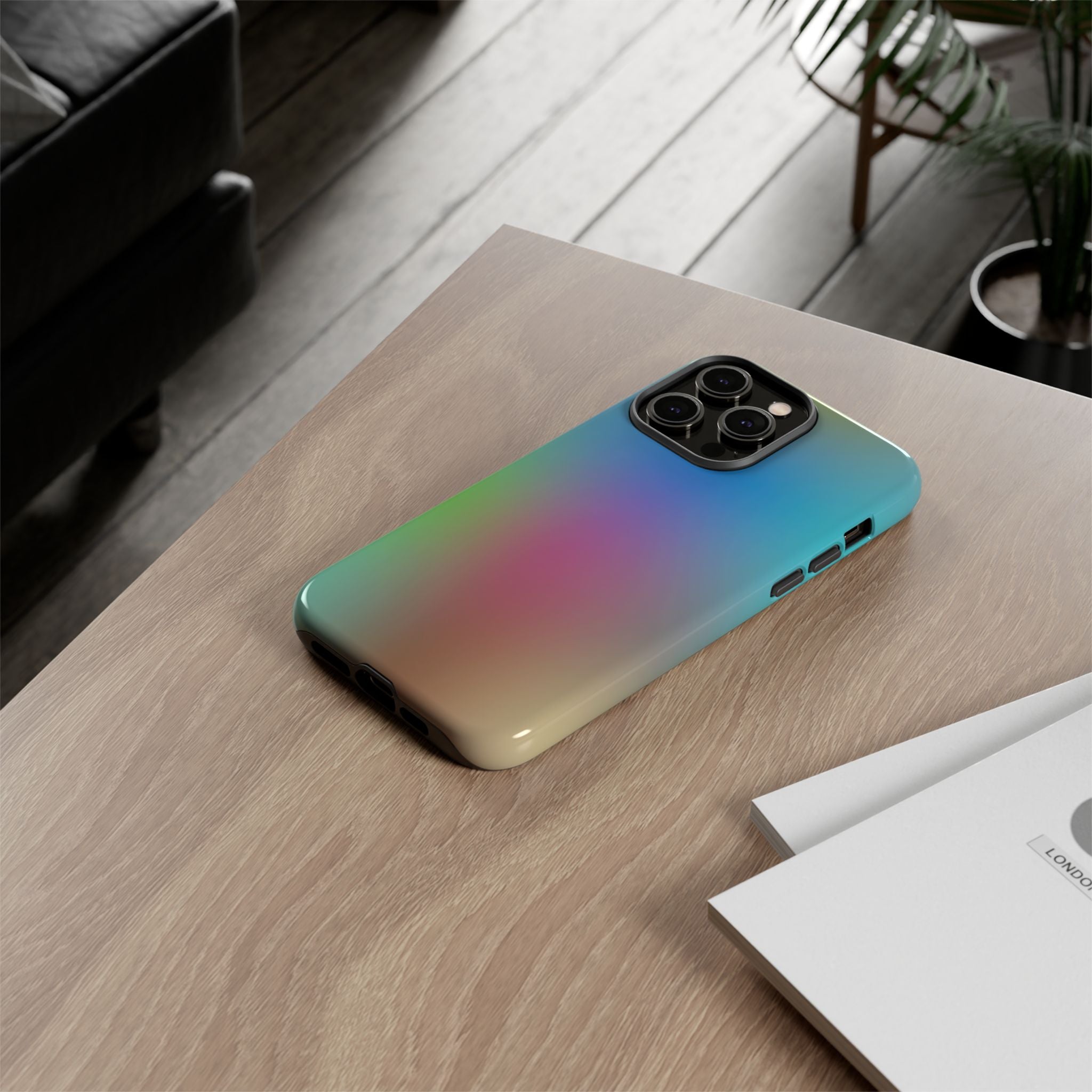 Colorful Mobile Phone Case, Unique Phone Cover, Stylish Phone Protector, Gift for Tech Lovers, Trendy Accessory
