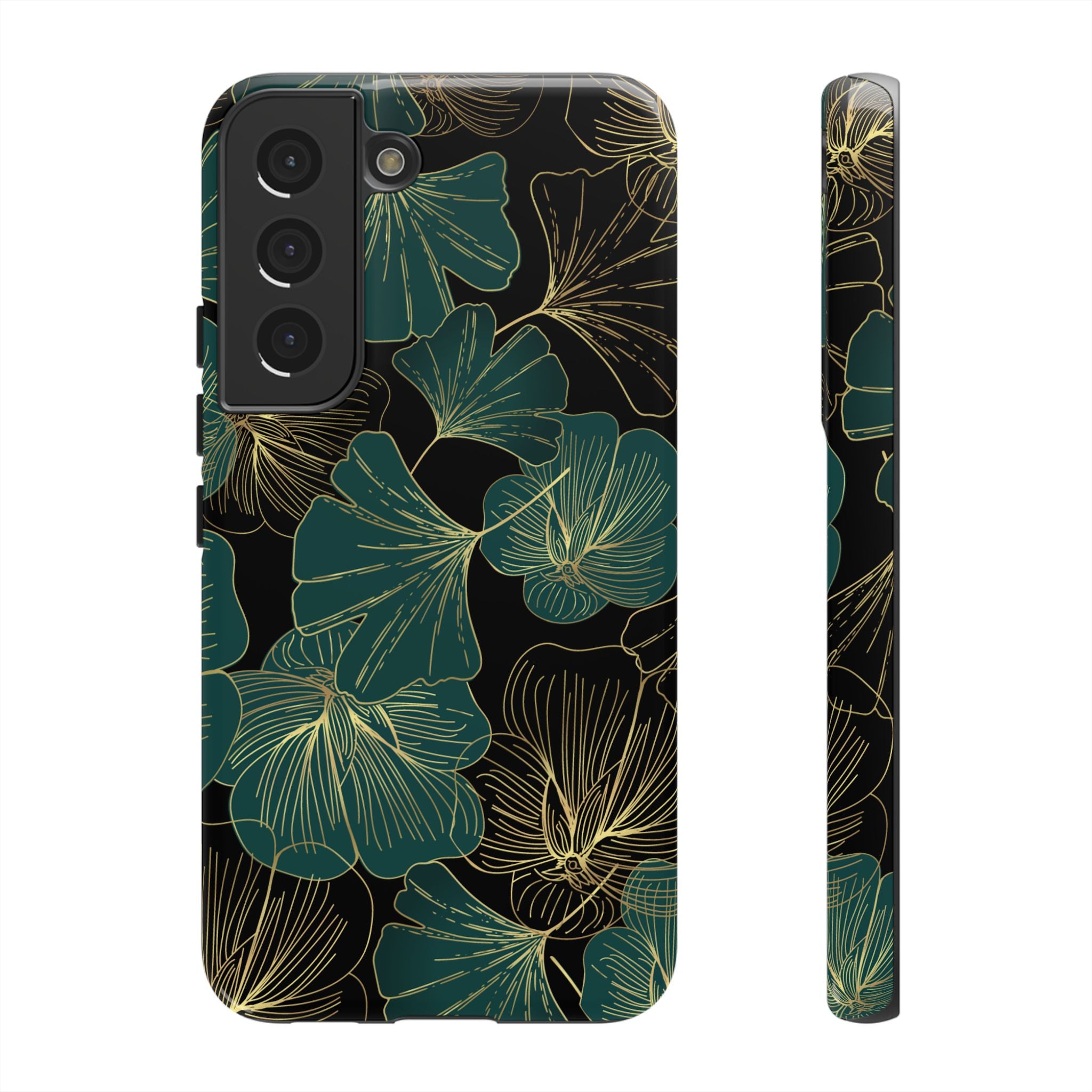 Floral Phone Case - Tough Cases, Protective Cover, Stylish Accessory, Gift for Her, Nature-Inspired Design