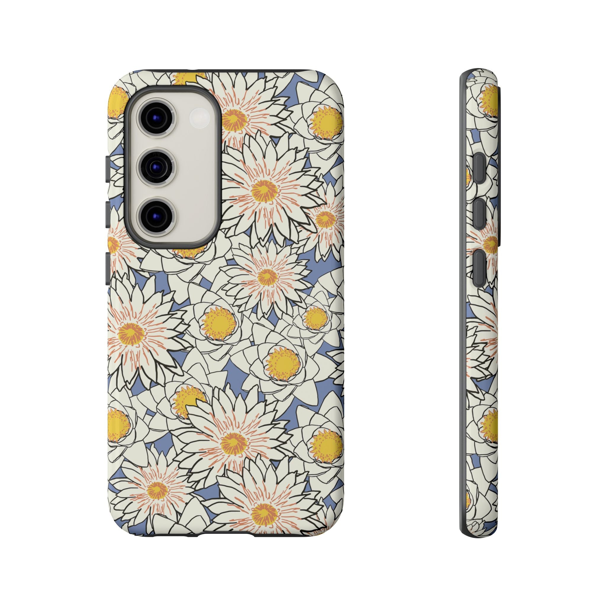 Stylish Phone Case, Floral Protective Cover, Gift for Nature Lovers, Trendy Tech Accessory, Customizable Phone Case
