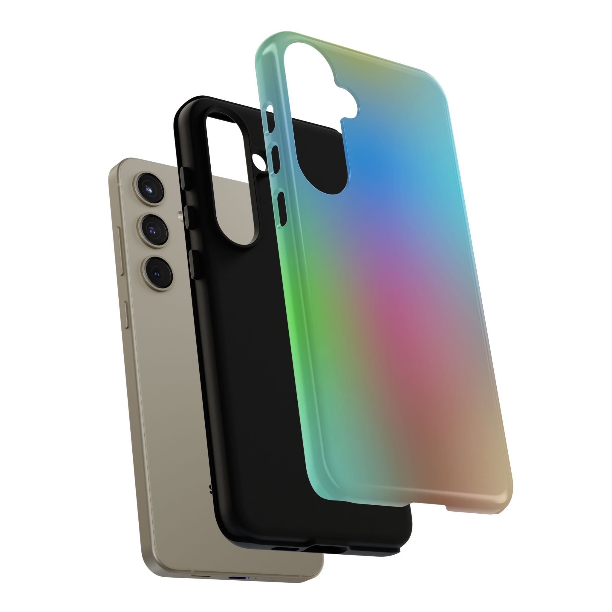 Colorful Mobile Phone Case, Unique Phone Cover, Stylish Phone Protector, Gift for Tech Lovers, Trendy Accessory