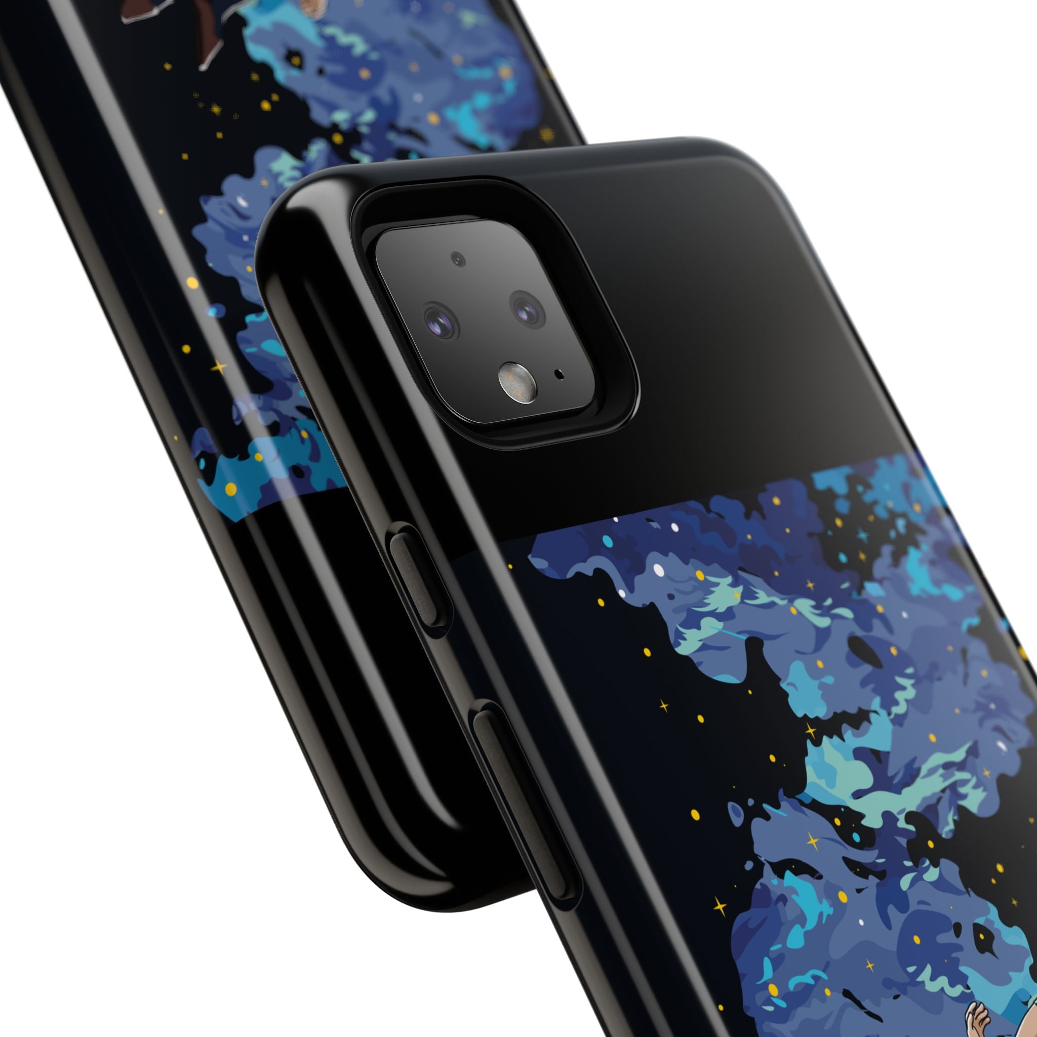 Tough Cases Phone Case - Artistic Galaxy Design, Cute Sleeve for Teens, Gift for Students, Unique Mobile Accessory, Trendy Tech Protection