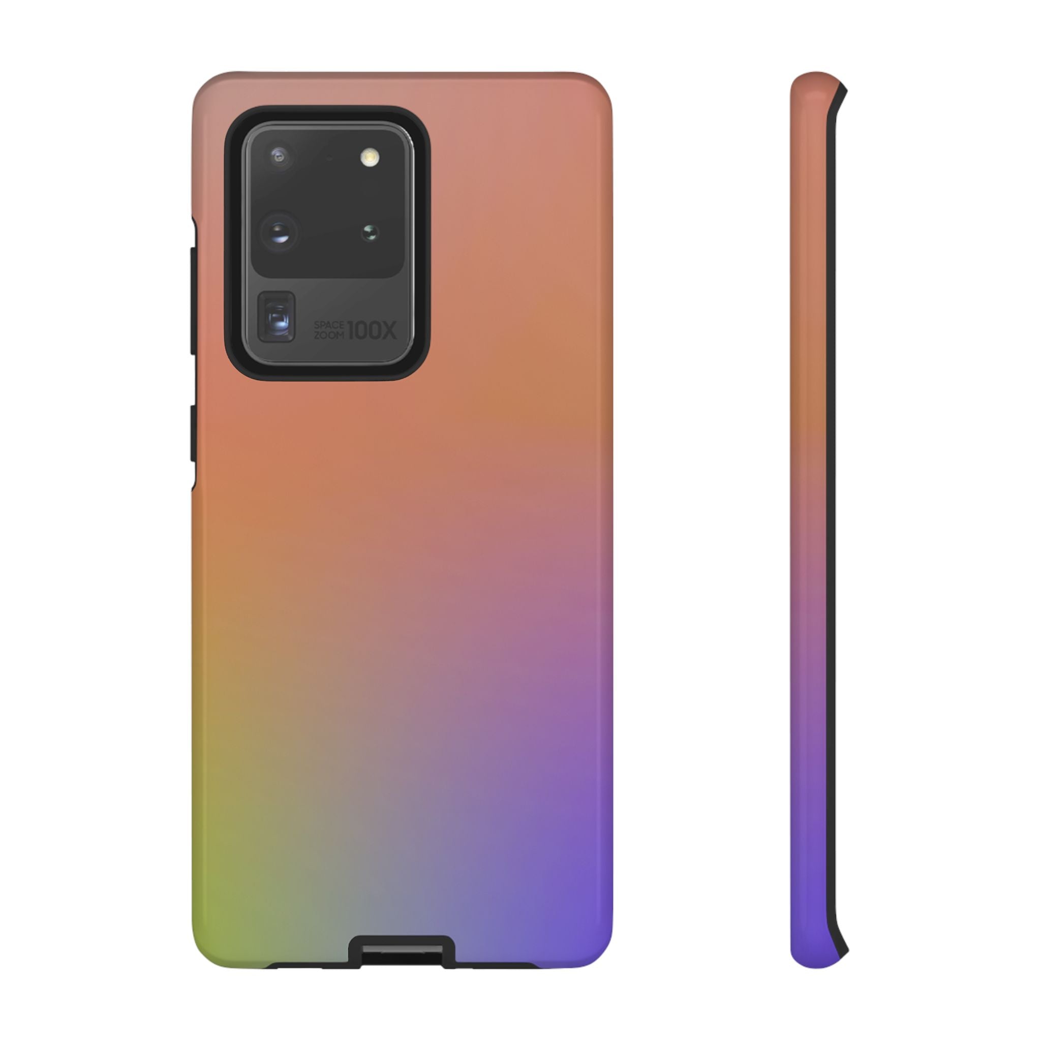 Colorful Gradient Phone Case, Tough Cases for iPhone, Customizable Phone Cover, Trendy Tech Accessory, Gift for Tech Lovers
