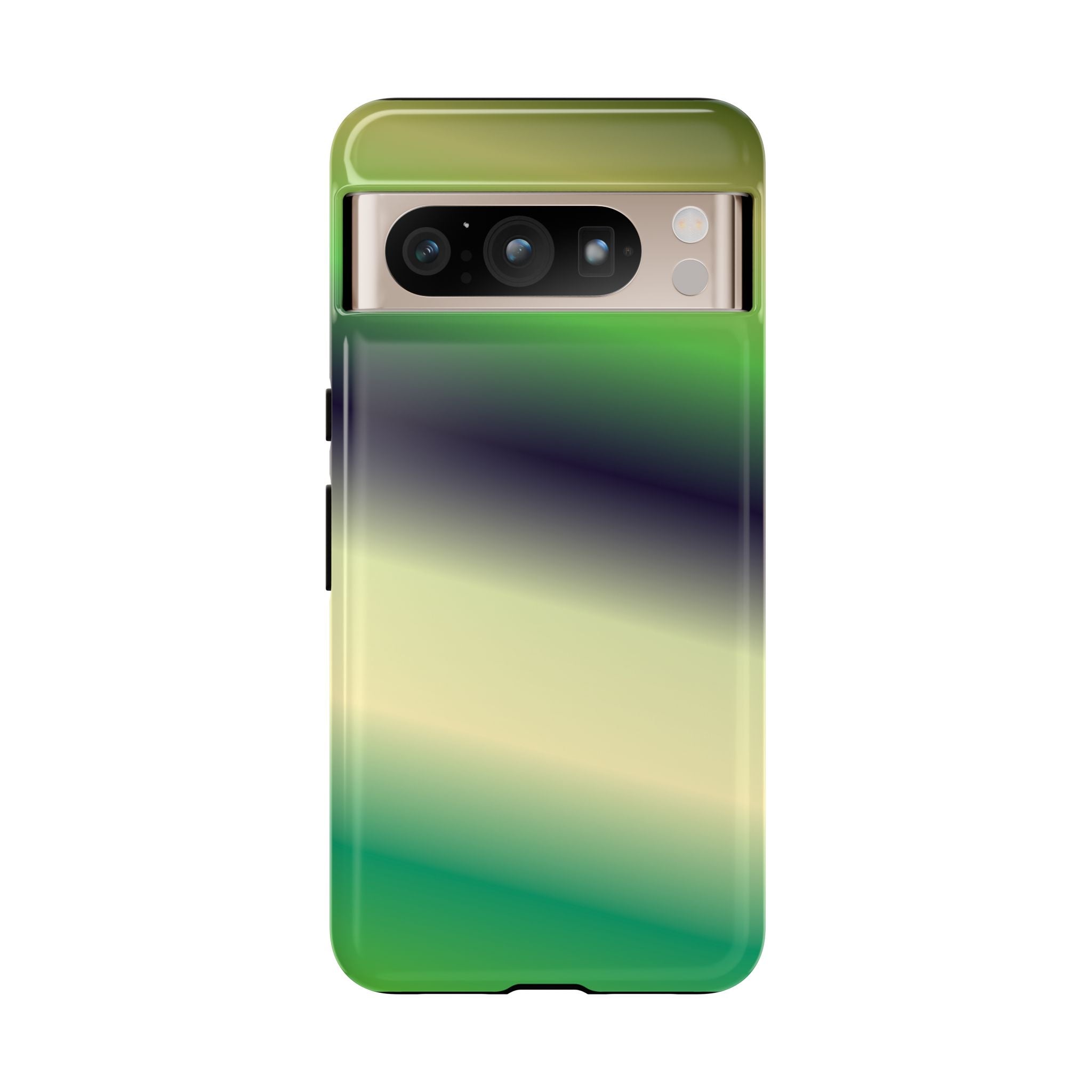 Gradient Phone Case - Tough Cases, Unique Cell Phone Cover, Stylish Tech Accessories, Green and Black Gradient, Perfect Gift