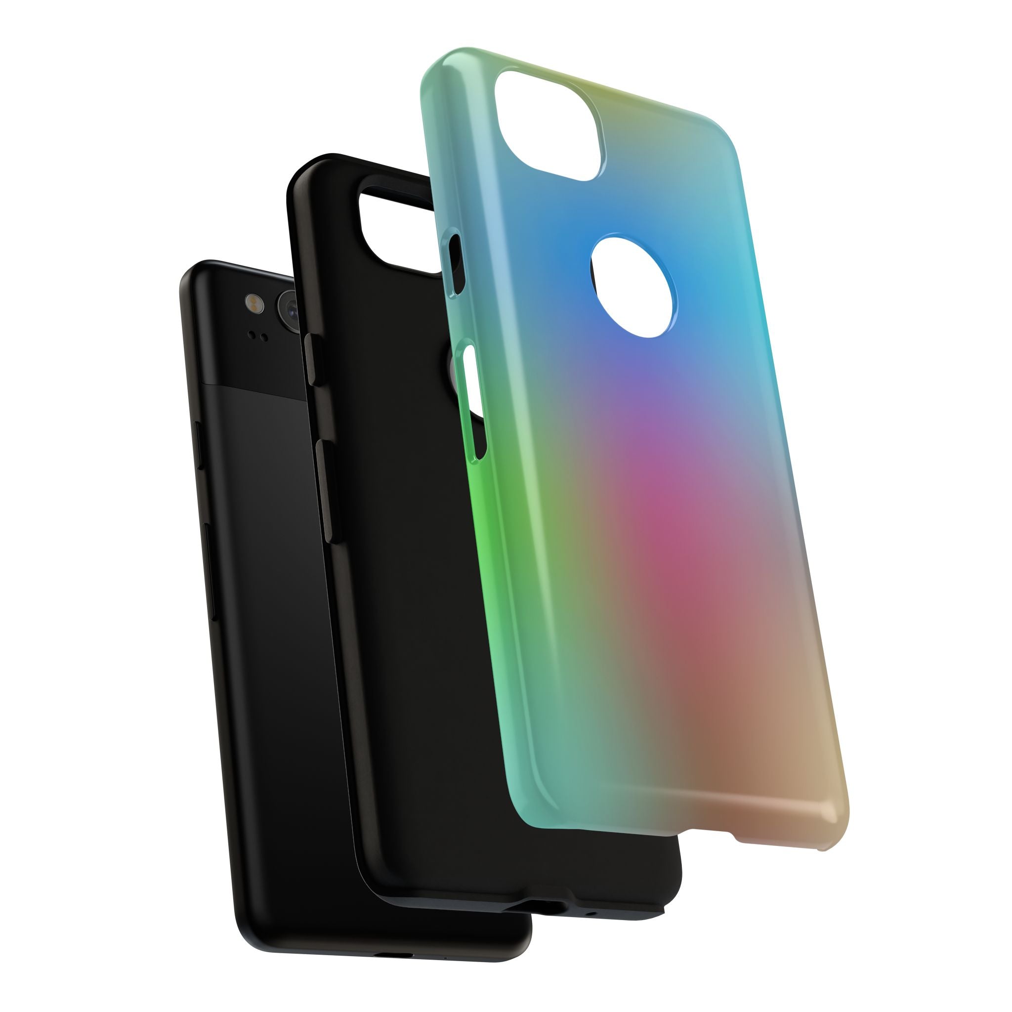 Colorful Mobile Phone Case, Unique Phone Cover, Stylish Phone Protector, Gift for Tech Lovers, Trendy Accessory