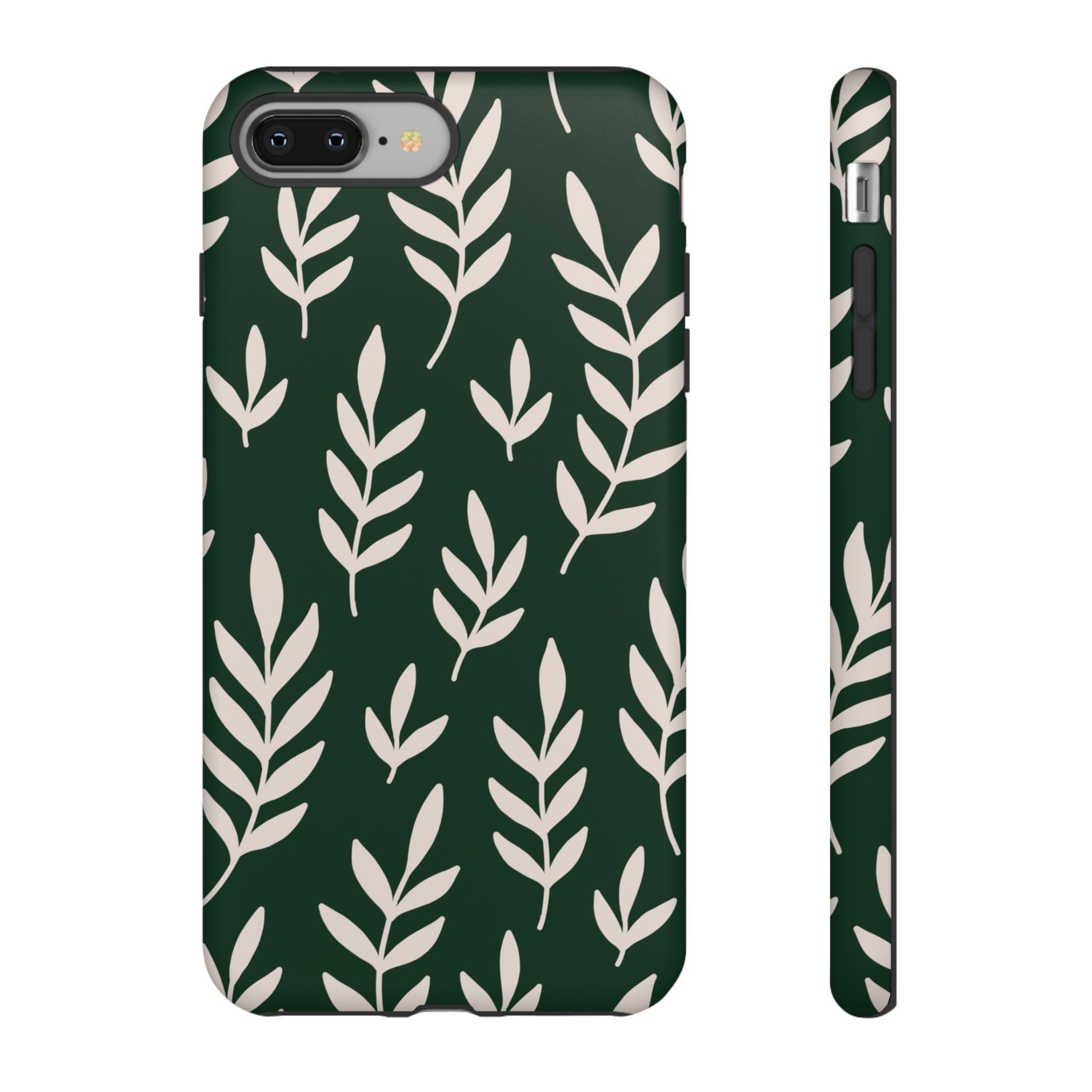 Leafy Phone Case, Tough Cases for Nature Lovers, Green Leaf Design, Eco-Friendly, Stylish Mobile Cover, Gift for Her