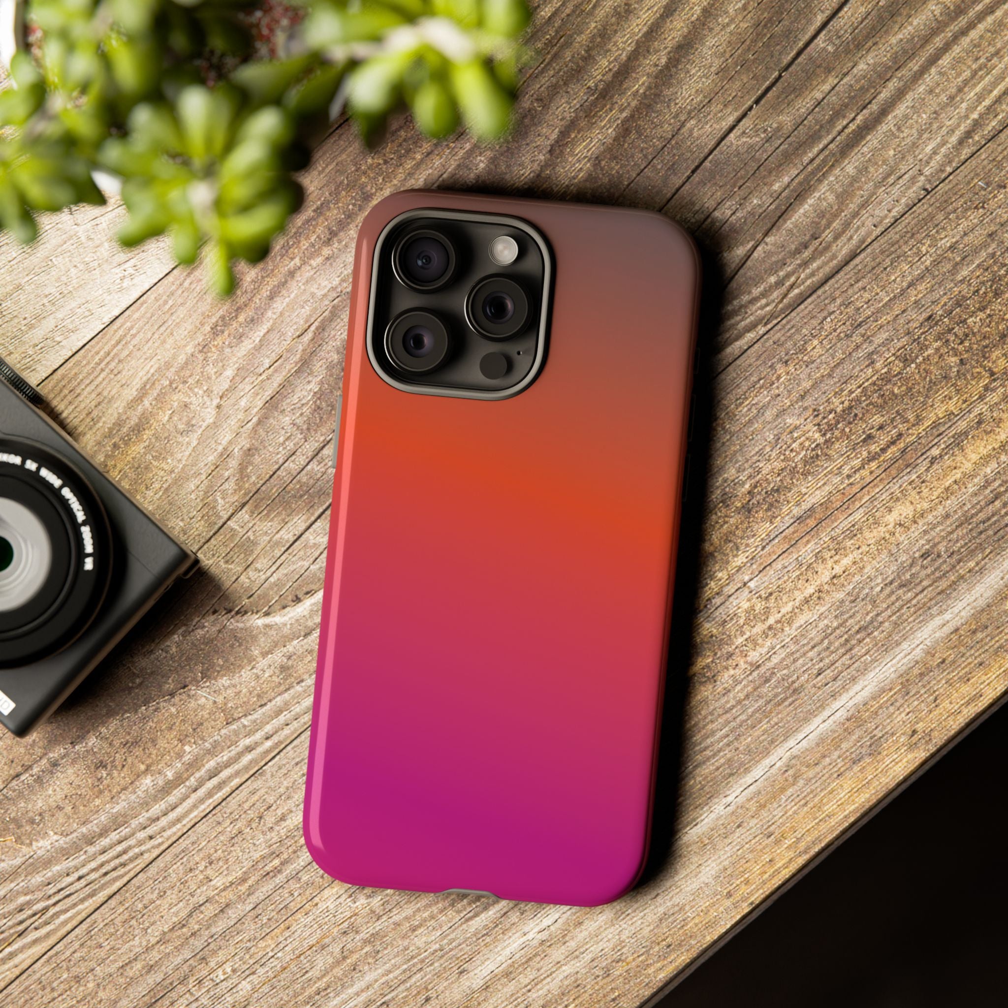 Gradient Phone Case, Custom Tough Case, Durable Phone Accessory, Vibrant Design, Gift for Tech Lovers, Birthday and Holiday Present