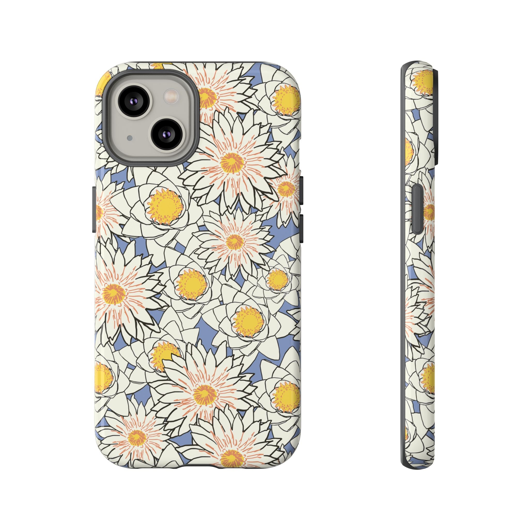 Stylish Phone Case, Floral Protective Cover, Gift for Nature Lovers, Trendy Tech Accessory, Customizable Phone Case