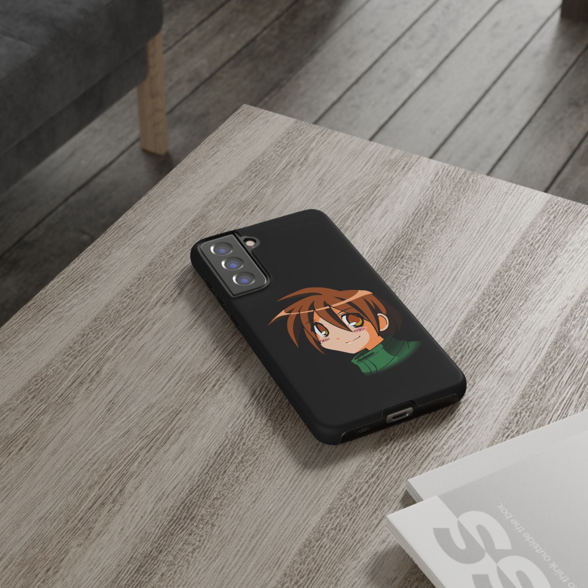 Anime Character Phone Case, Cute Phone Cover, Tough Cases for Teens, Customizable Gift, Geeky Accessories