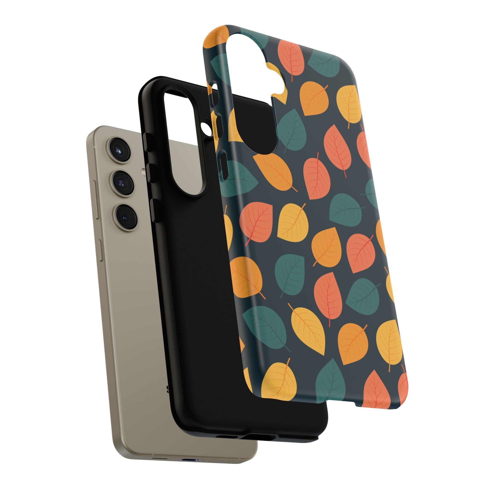 Autumn Leaves Phone Case - Protective Cell Phone Cover, Fall Aesthetic, Nature Lover Gift, Seasonal Accessories, Eco-Friendly Case