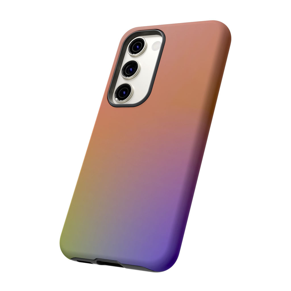 Colorful Gradient Phone Case, Tough Cases for iPhone, Customizable Phone Cover, Trendy Tech Accessory, Gift for Tech Lovers
