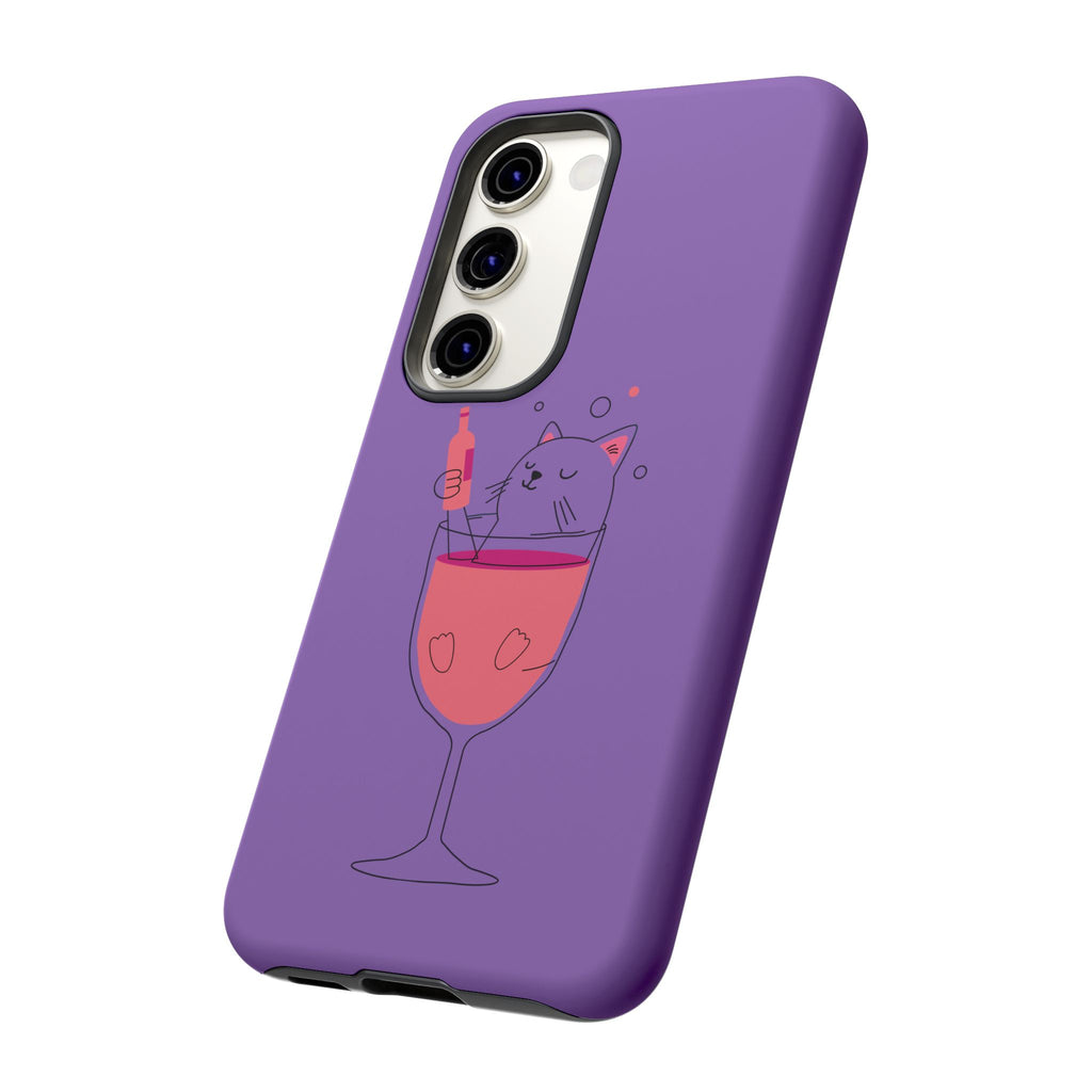Cute Cat Phone Case, Fun Gift for Cat Lovers, Colorful Phone Cover, Pet Lover Accessory, Unique Cat Themed Case