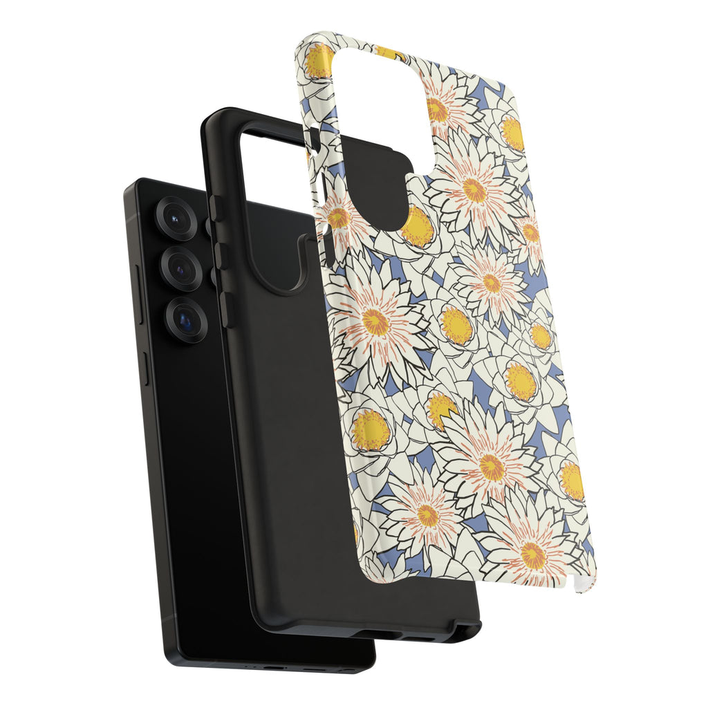 Stylish Phone Case, Floral Protective Cover, Gift for Nature Lovers, Trendy Tech Accessory, Customizable Phone Case