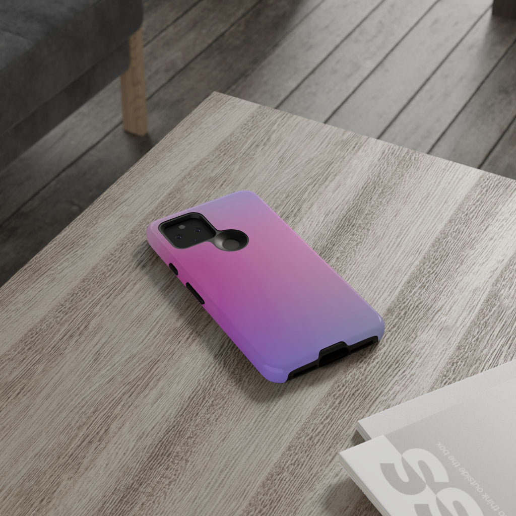 Stylish Phone Case, Tough Phone Cover, Gradient Phone Protector, Customizable Phone Shell, Durable Phone Accessory