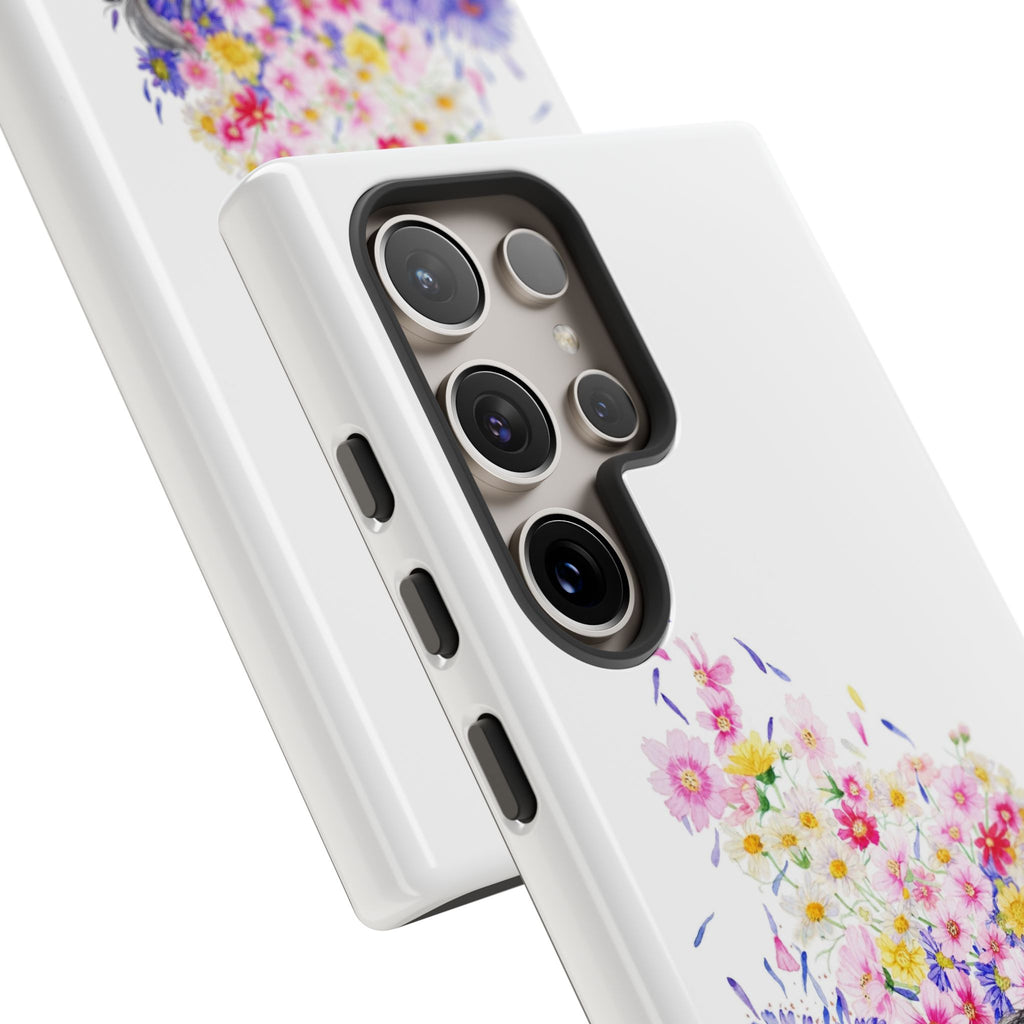 Floral Phone Case | Tough Cases | Cute Floral Design, Gift for Her, Spring Accessory, Mother's Day Gift, Stylish Protection