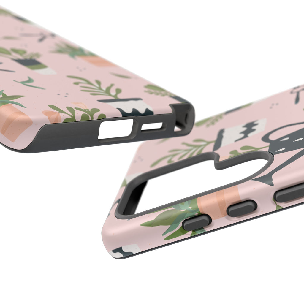 Floral Phone Case, Cute Plant Lover Case, Gift for Gardeners, Phone Cover, Green Thumb Accessories, Mother's Day Gift