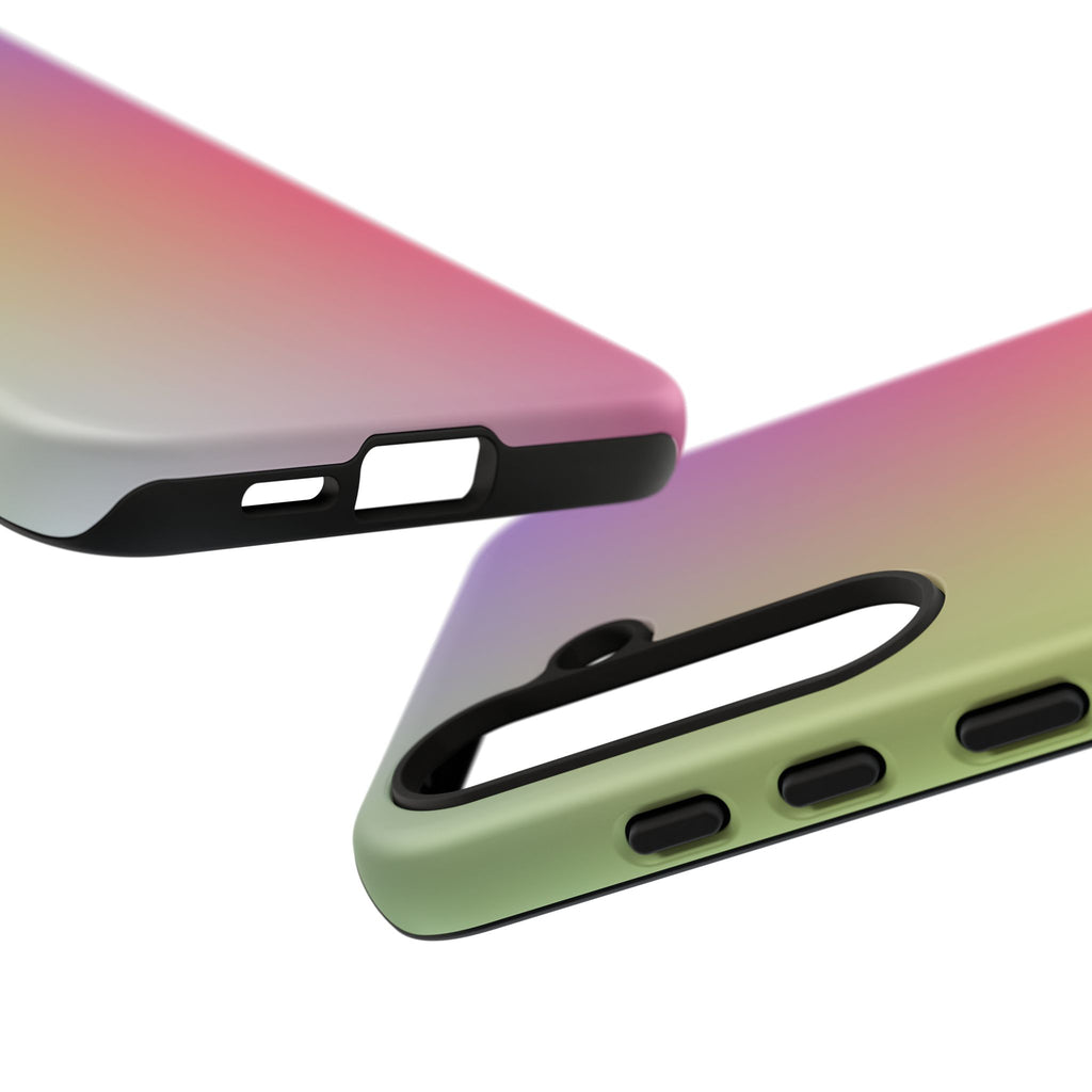 Gradient Phone Case, Tough Cases, Colorful Tech Accessory, Modern Phone Protection, Trendy Gift for Friends, Birthday, Holidays