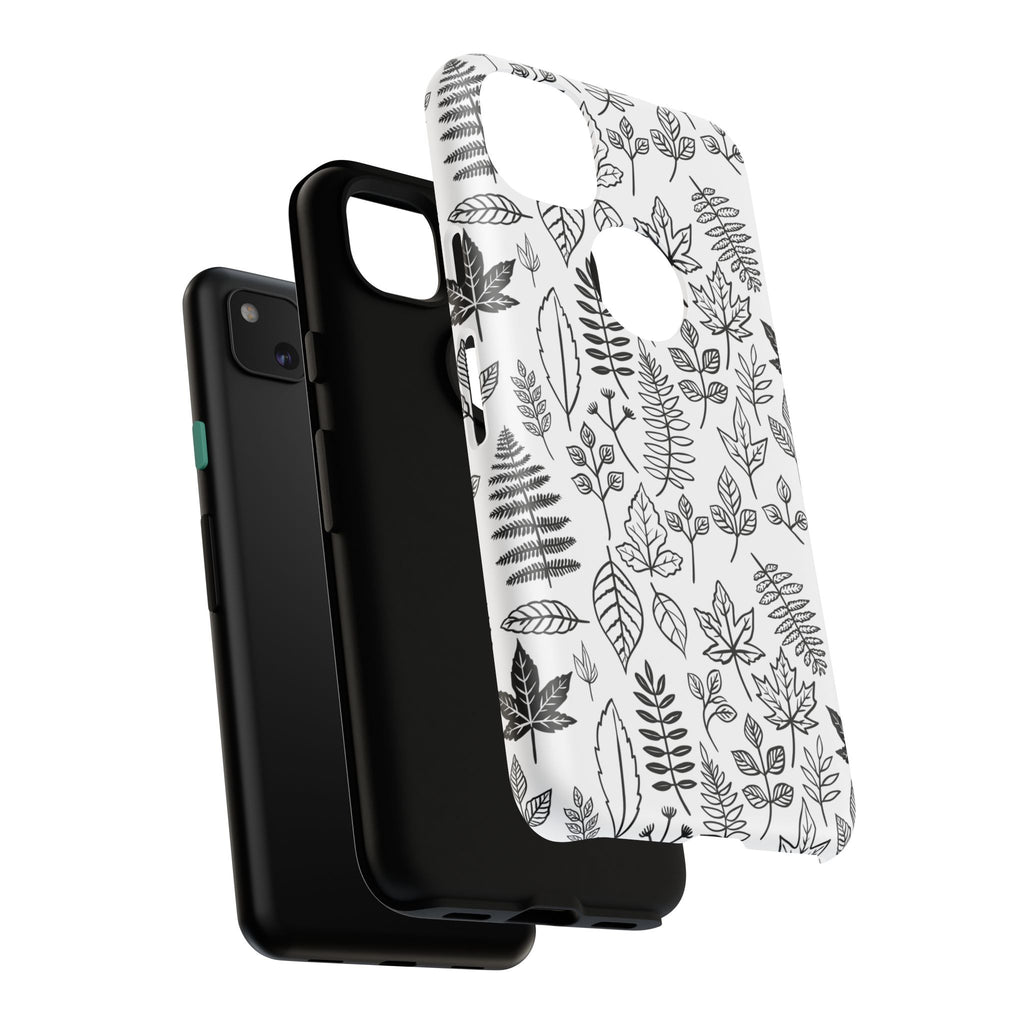 Stylish Phone Case for Nature Lovers, Botanical Design, Gift for Her, Fall Accessories, Customizable Tech Gear